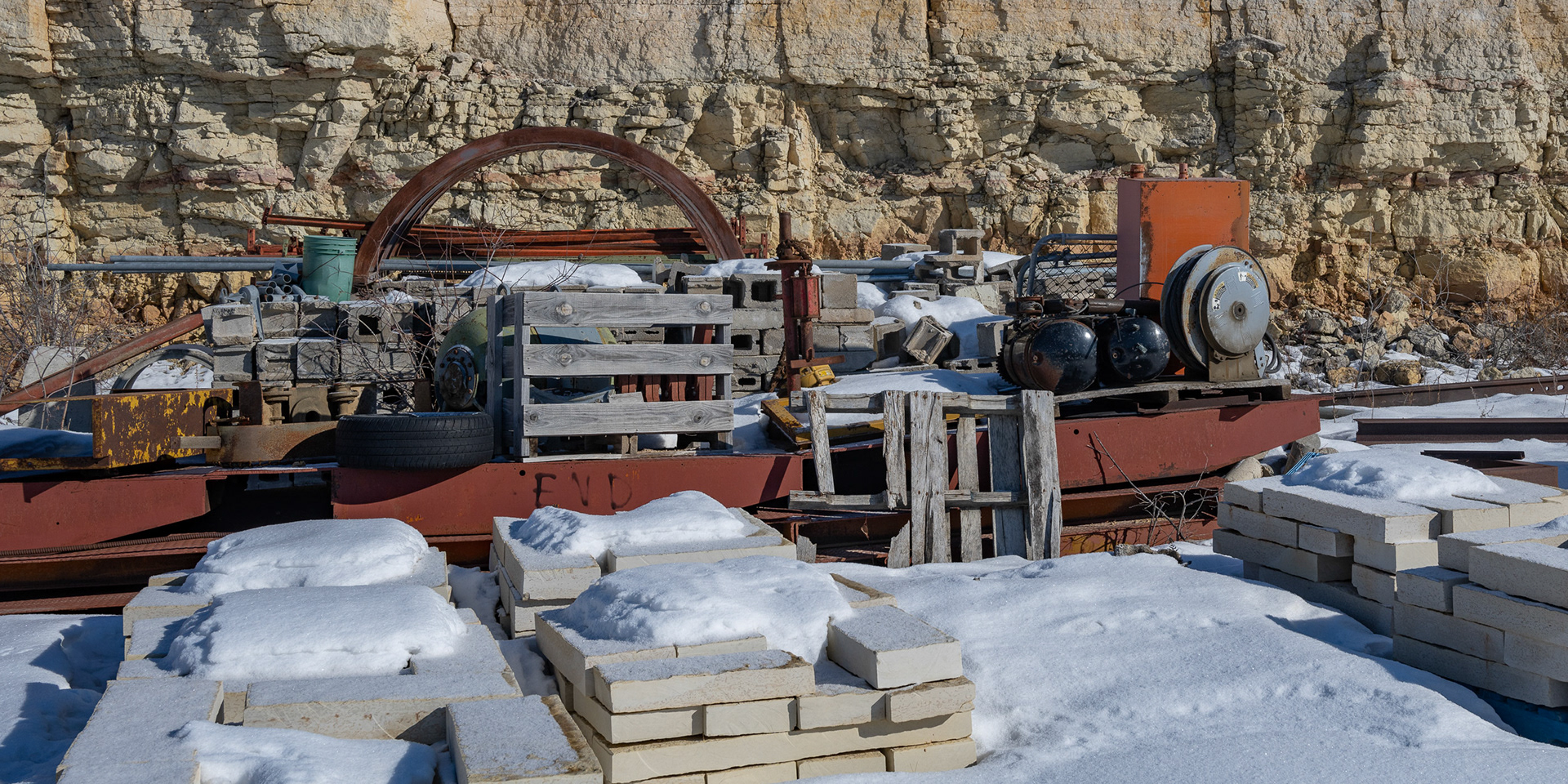 Mariash Quarry, natural stone, Stony Mountain