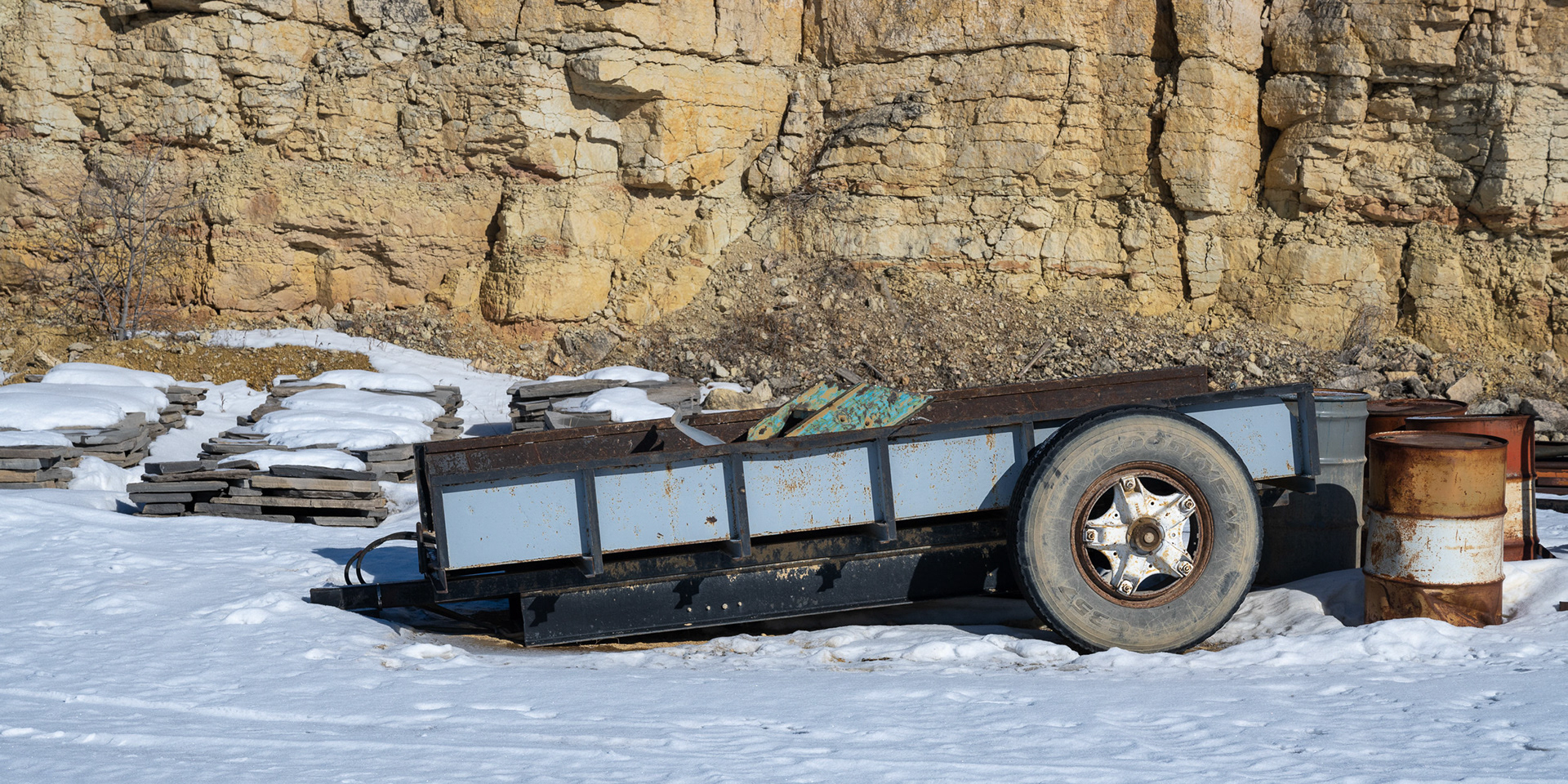 Mariash Quarry, natural stone, Stony Mountain