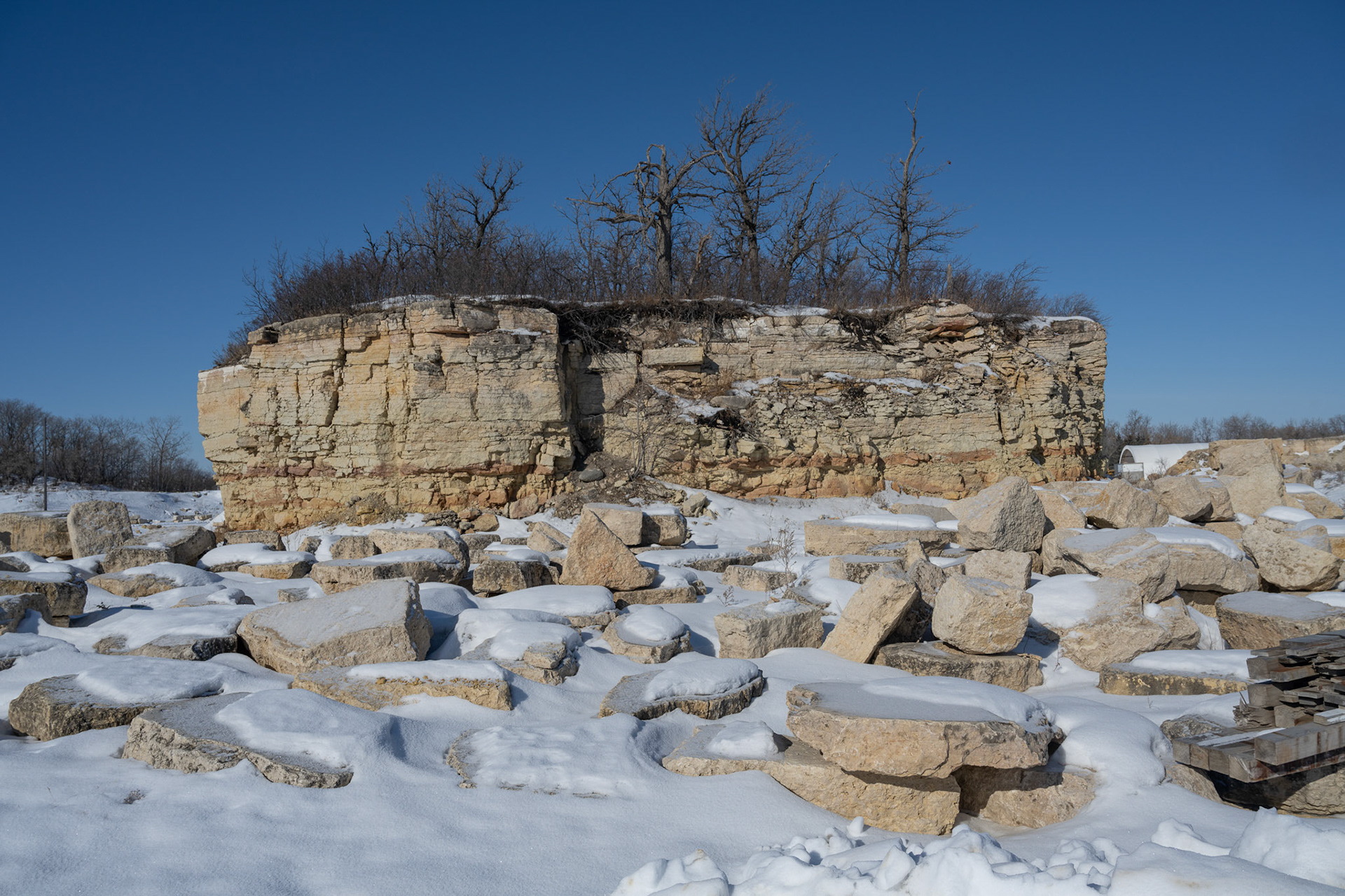 Mariash Quarry, natural stone, Stony Mountain