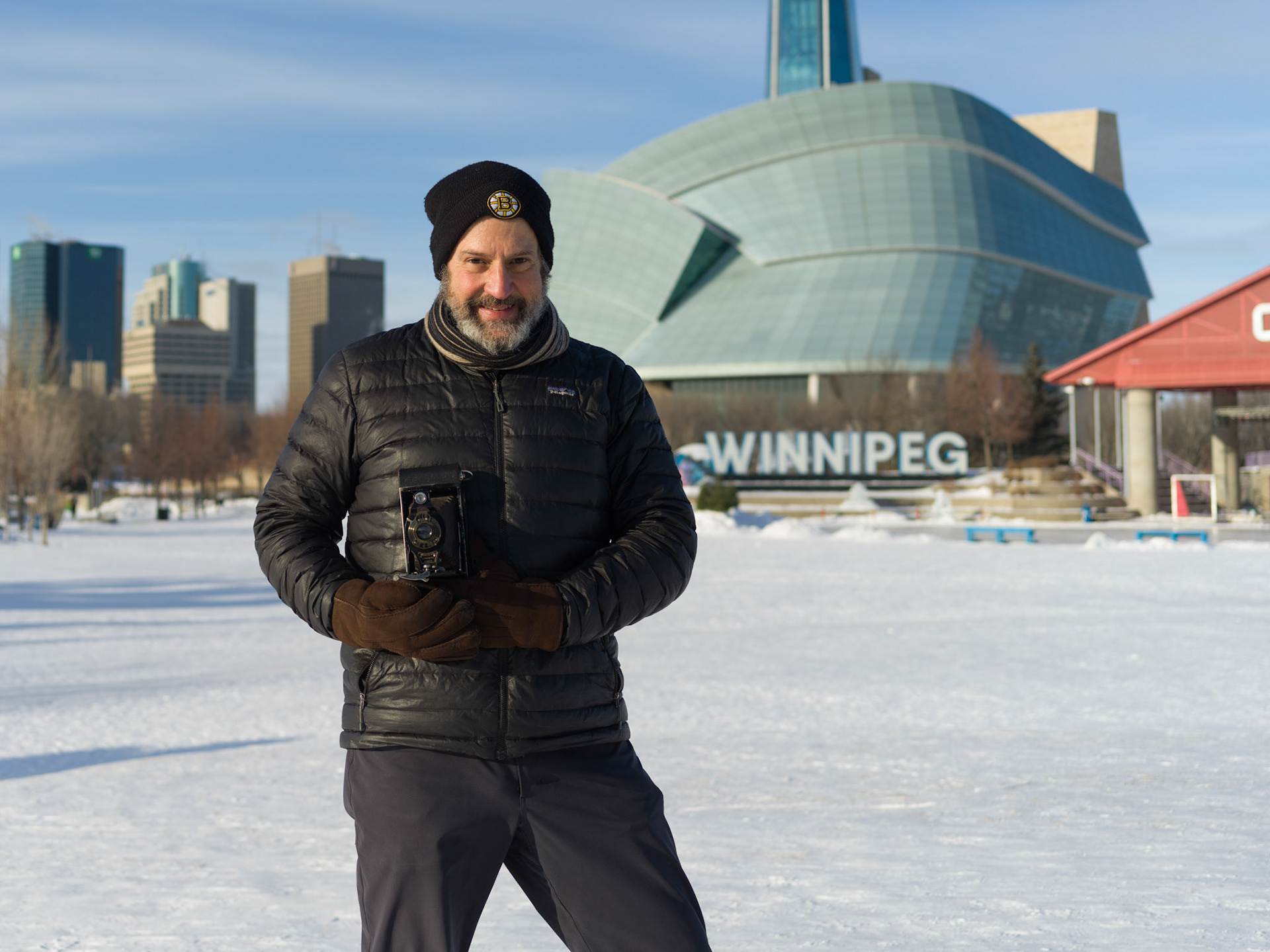 Photographing with both state of the art digital and vintage film cameras