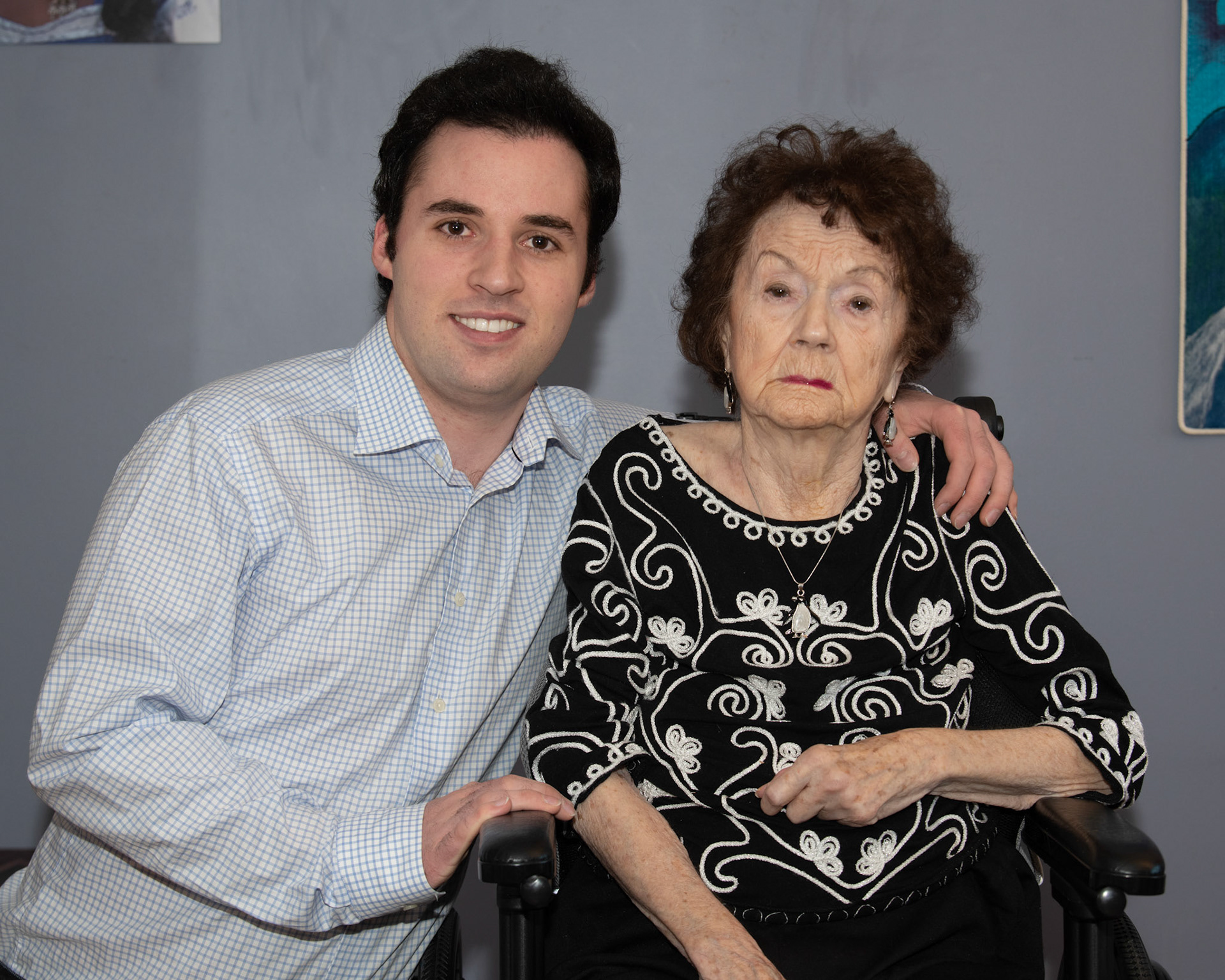 Portraits with Mom, Diane, Darren and Keith - Jan 2021