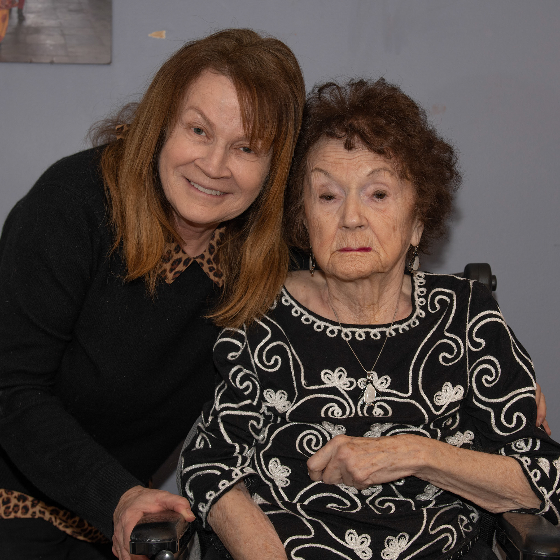 Portraits with Mom, Diane, Darren and Keith - Jan 2021