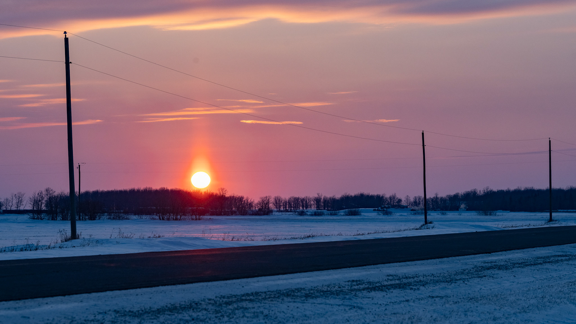 Sunset in the Interlake