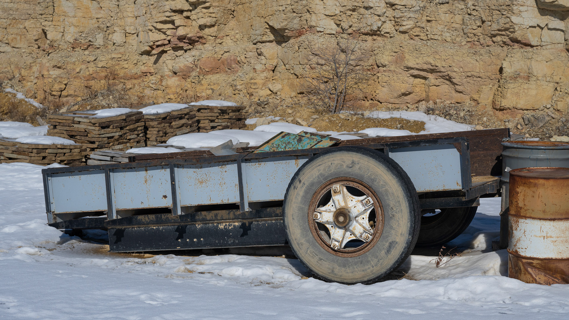 Mariash Quarry, natural stone, Stony Mountain