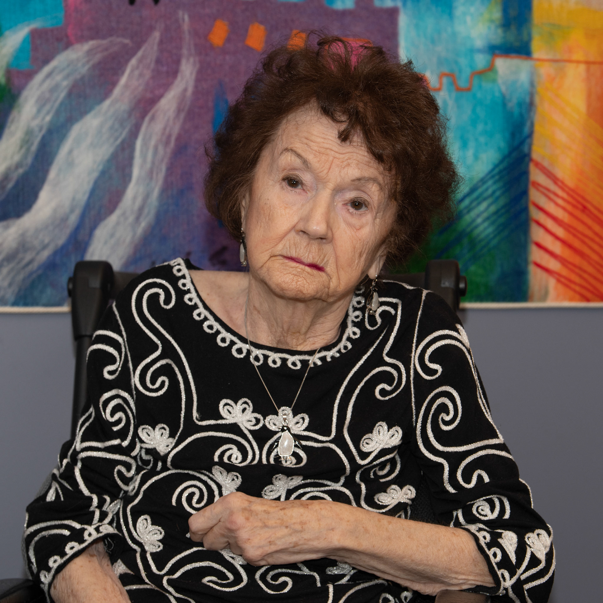 Portraits with Mom, Diane, Darren and Keith - Jan 2021