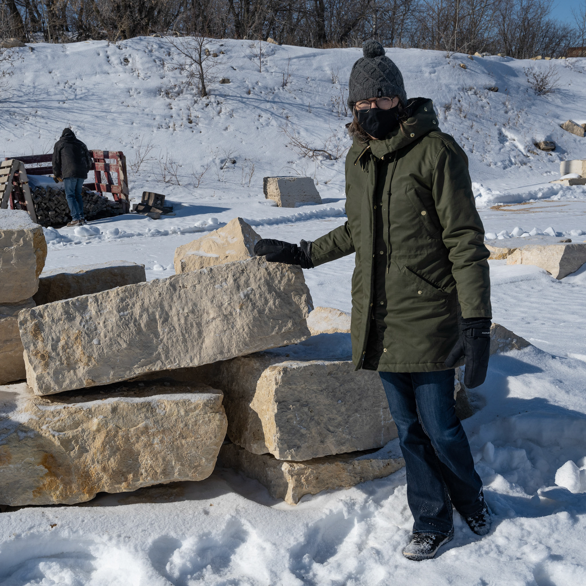 Mariash Quarry, natural stone, Stony Mountain