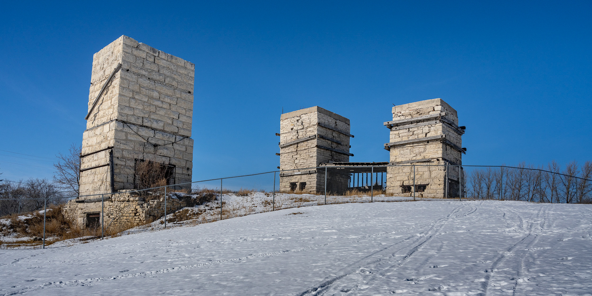 remains of a limestone quarry