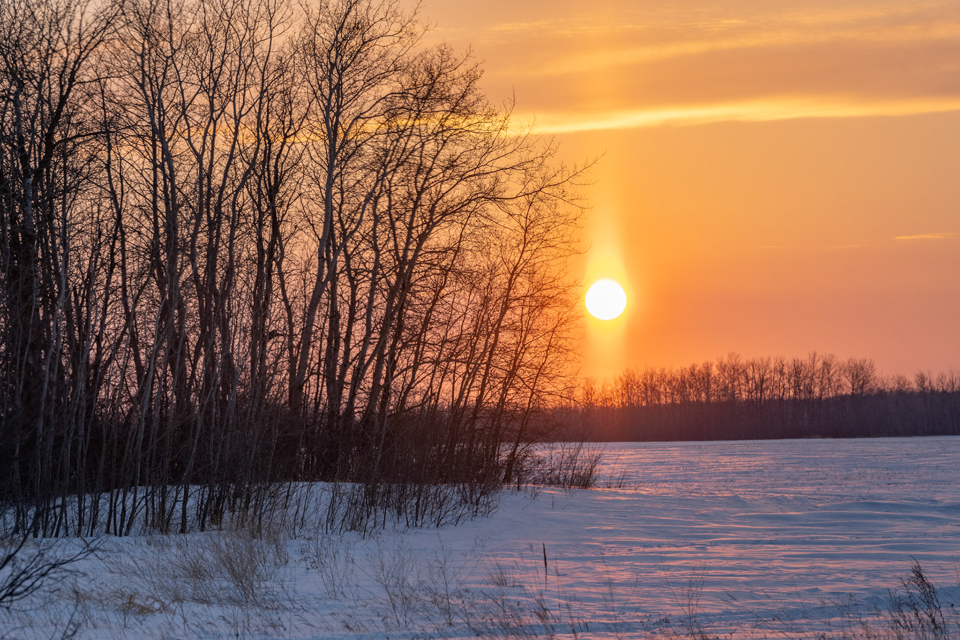 Sunset in the Interlake