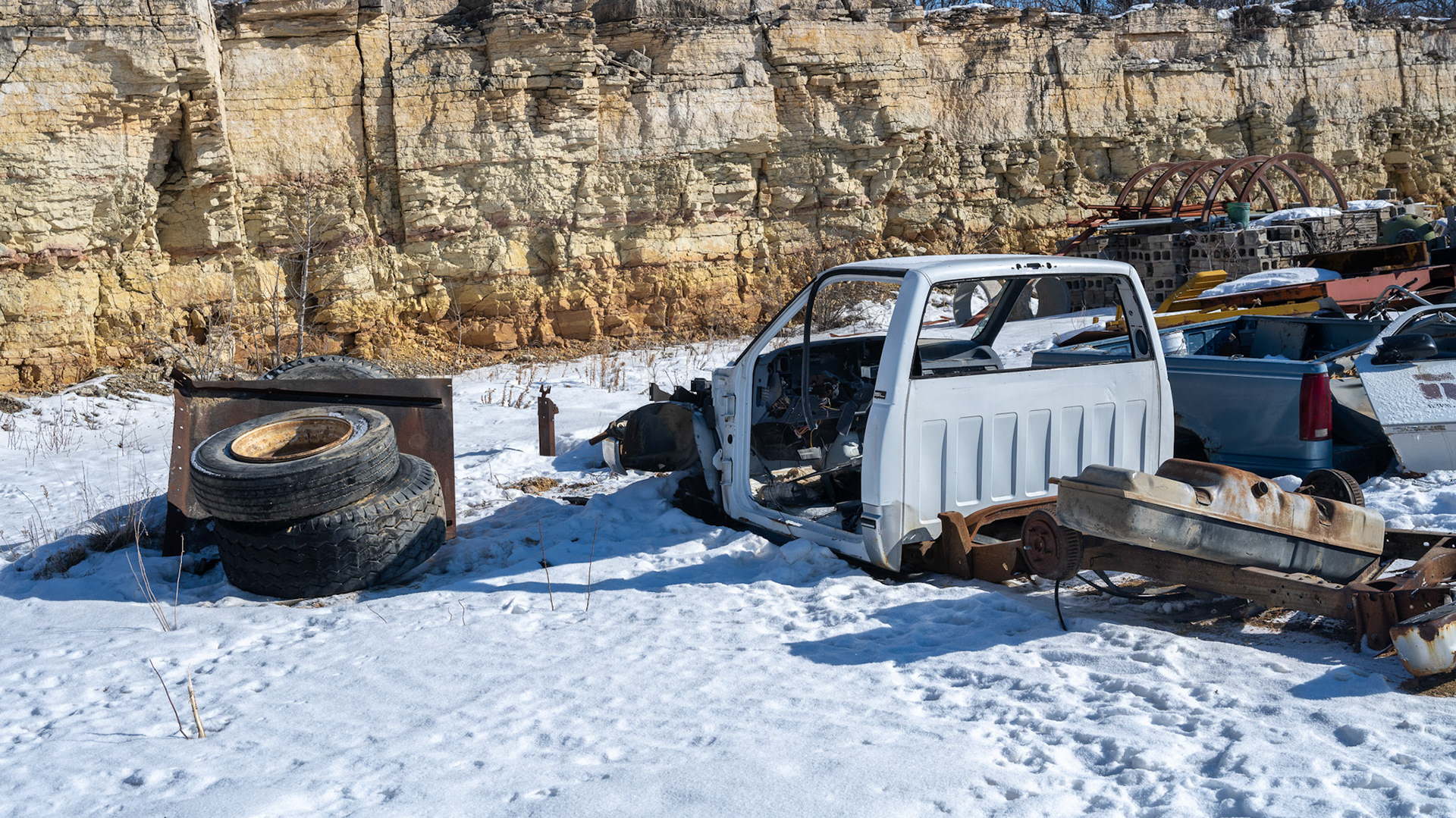 Mariash Quarry, natural stone, Stony Mountain