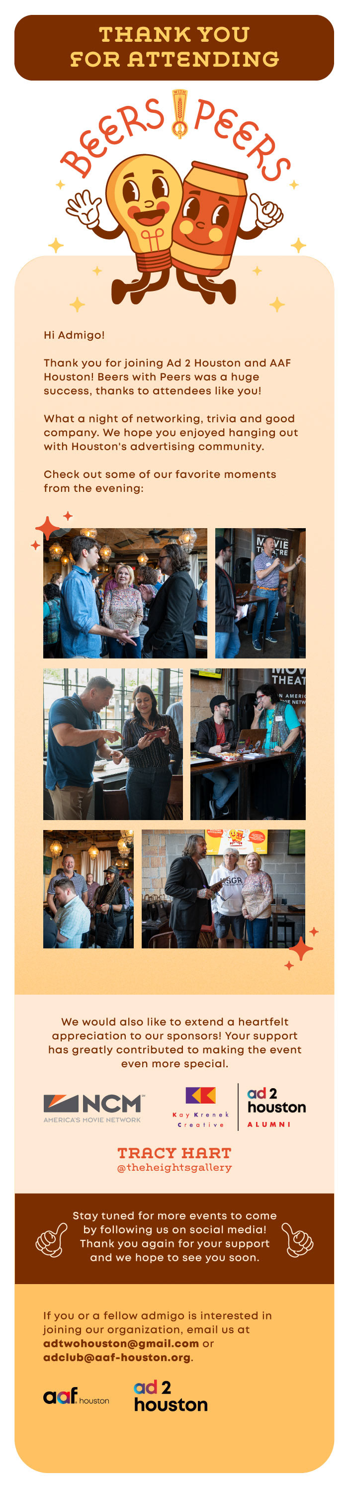 After-Event Email Newsletter