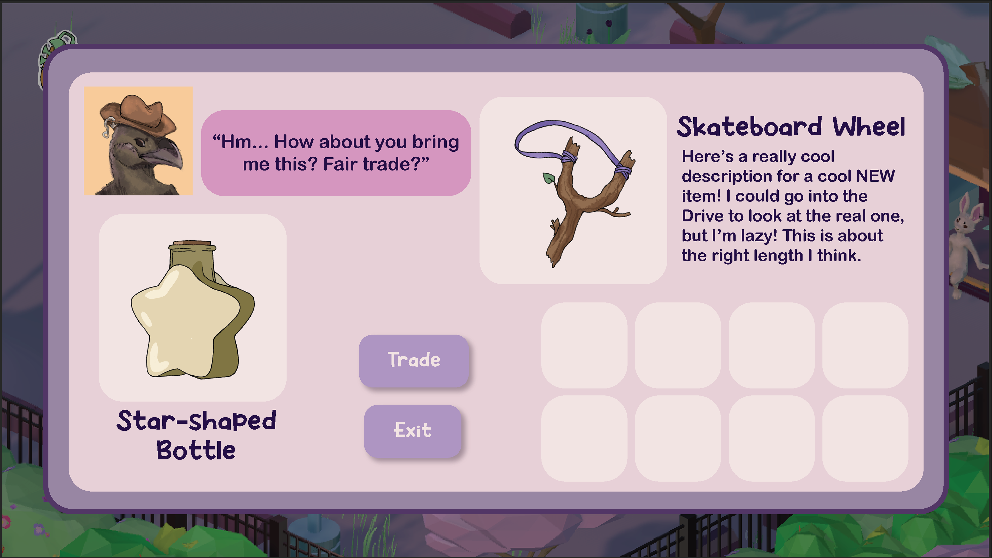 Shop Menu Prototype 3