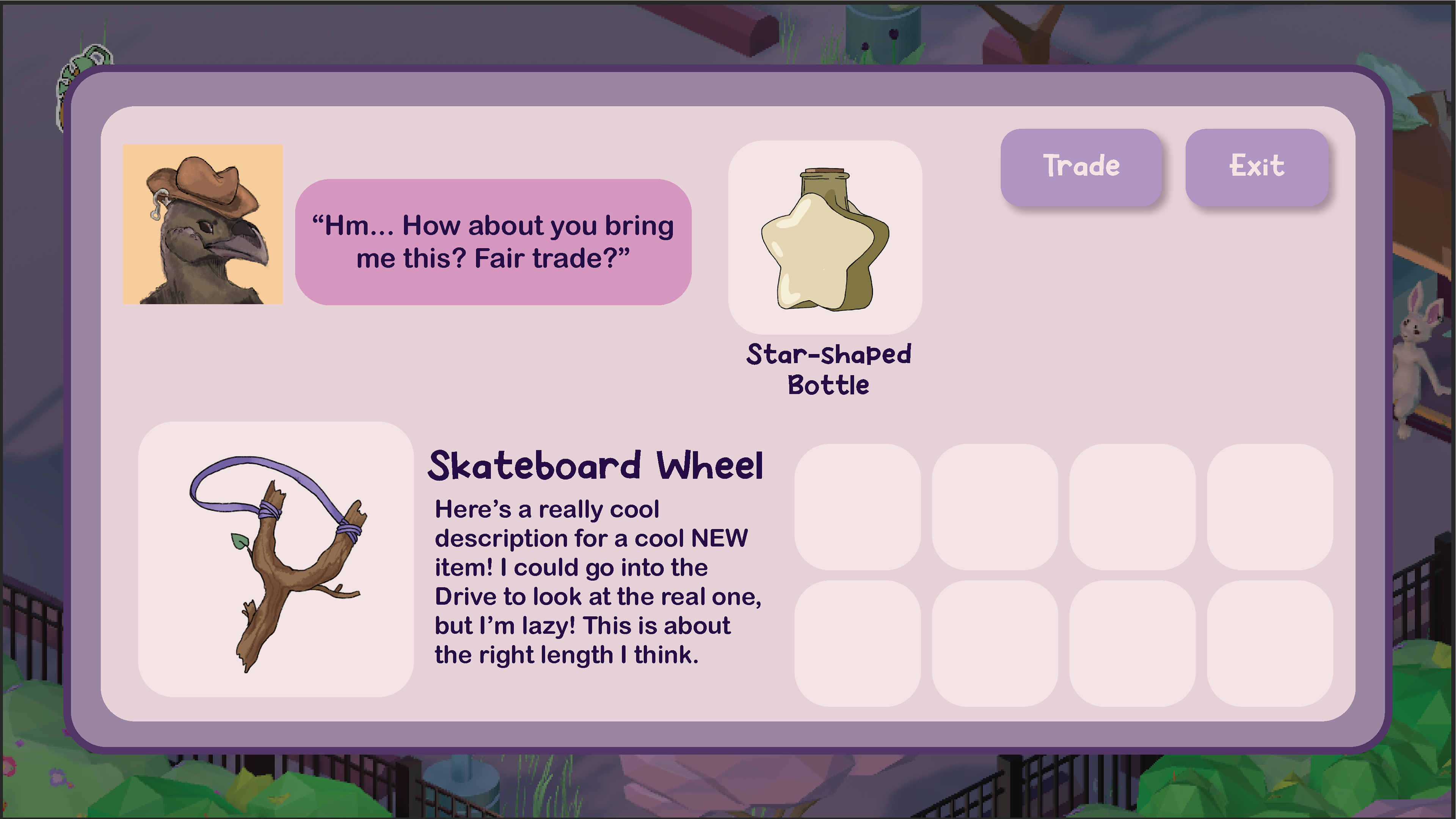 Shop Menu Prototype 4