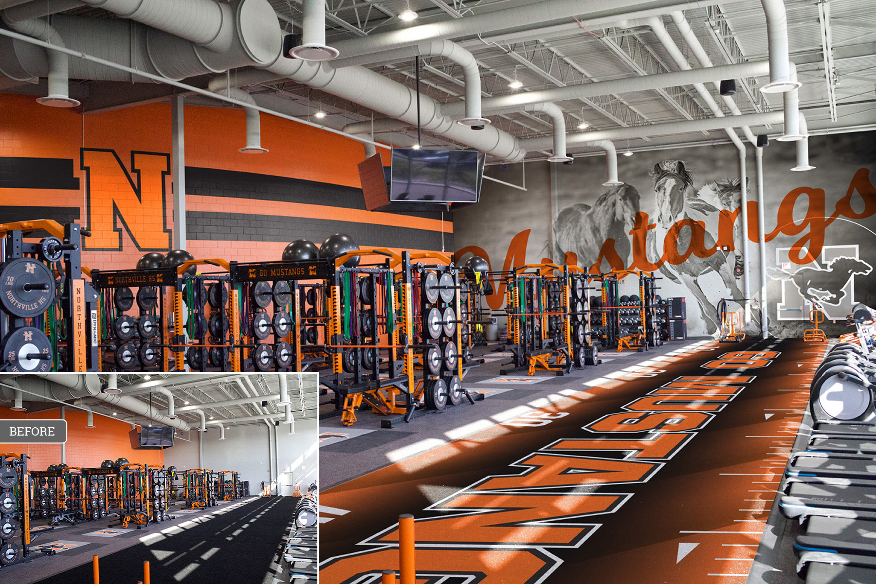 MOCKUP / NORTHVILLE HIGH SCHOOL - MI
