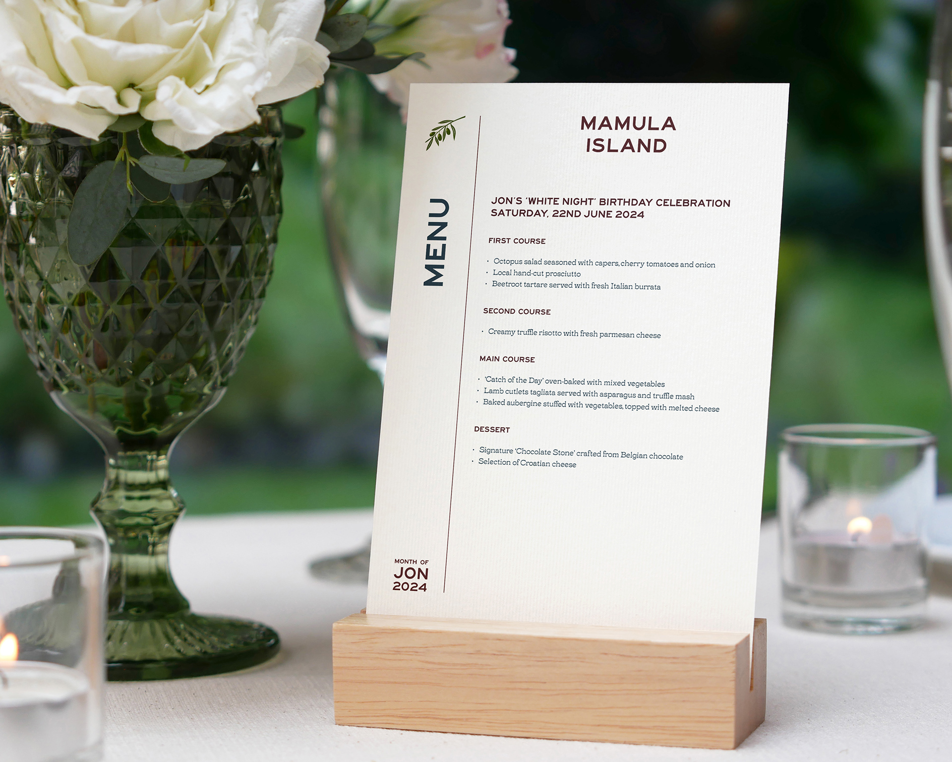 Menu Design