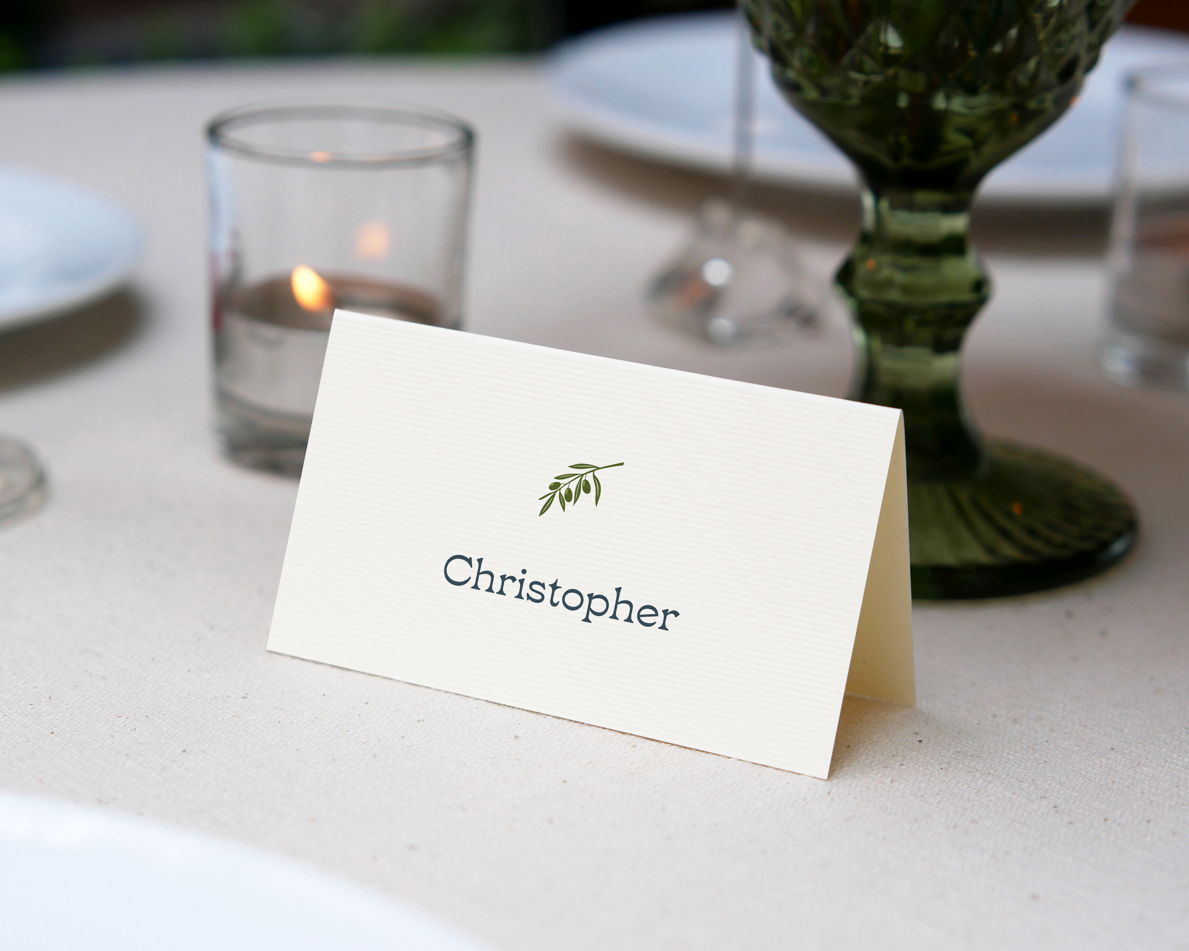 Table Name Cards
