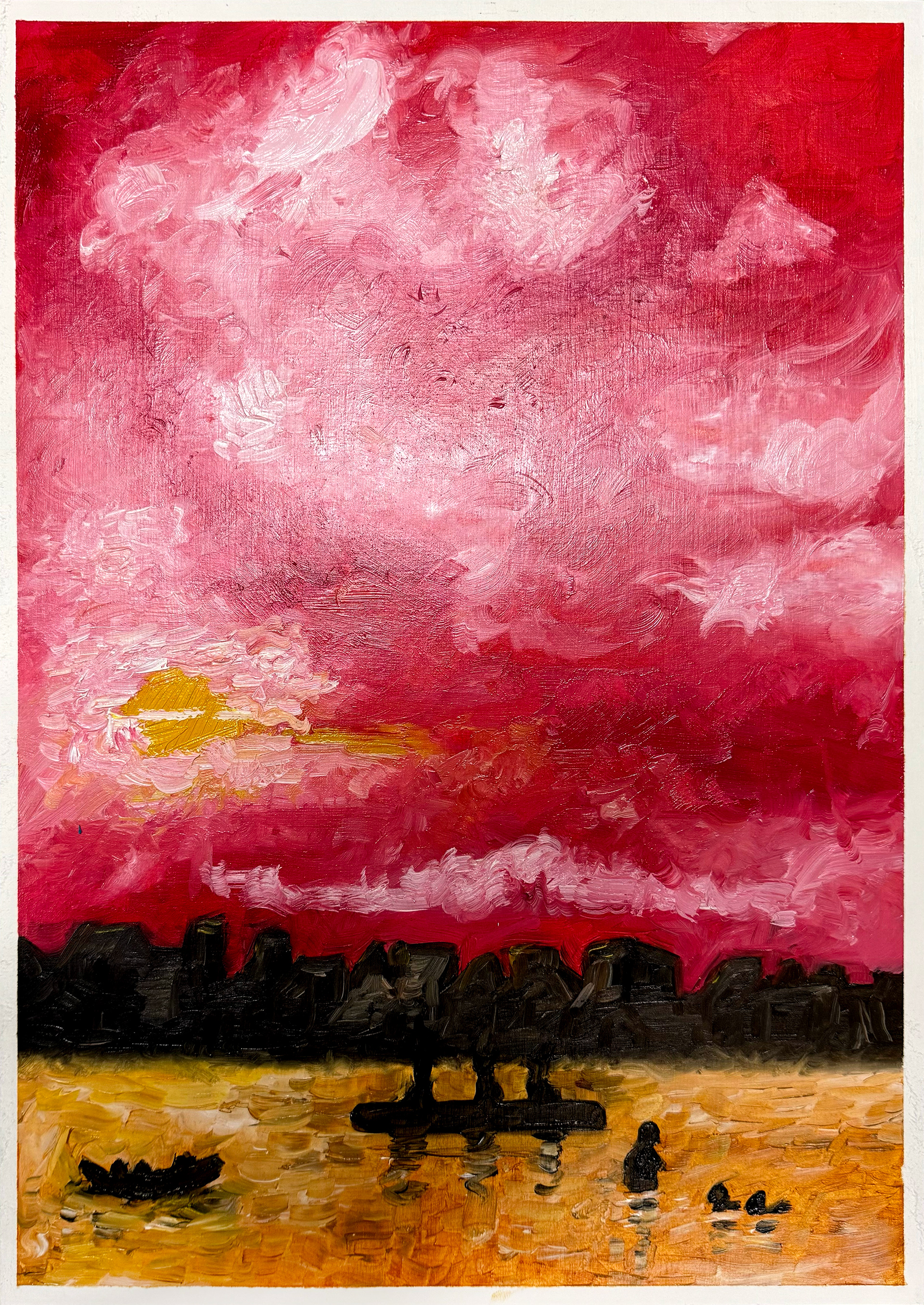 Oil on Oil Painting Paper 43.5x30.5