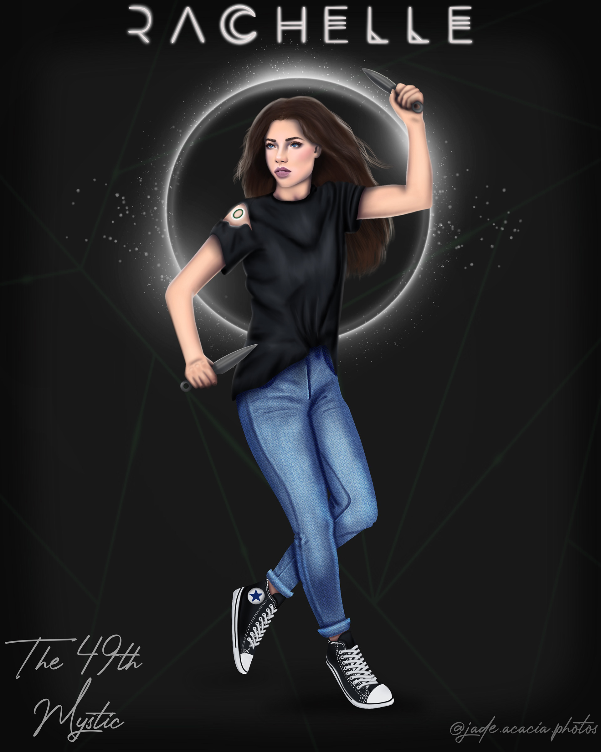Rachelle from the book "The 49th Mystic"
