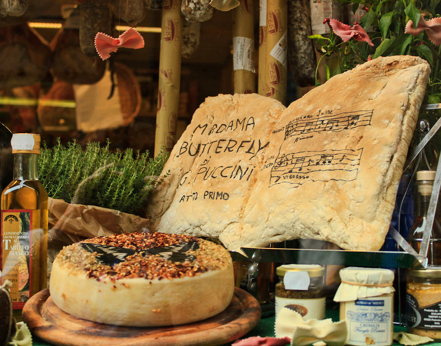 Lucca, Italy  Puccini Window