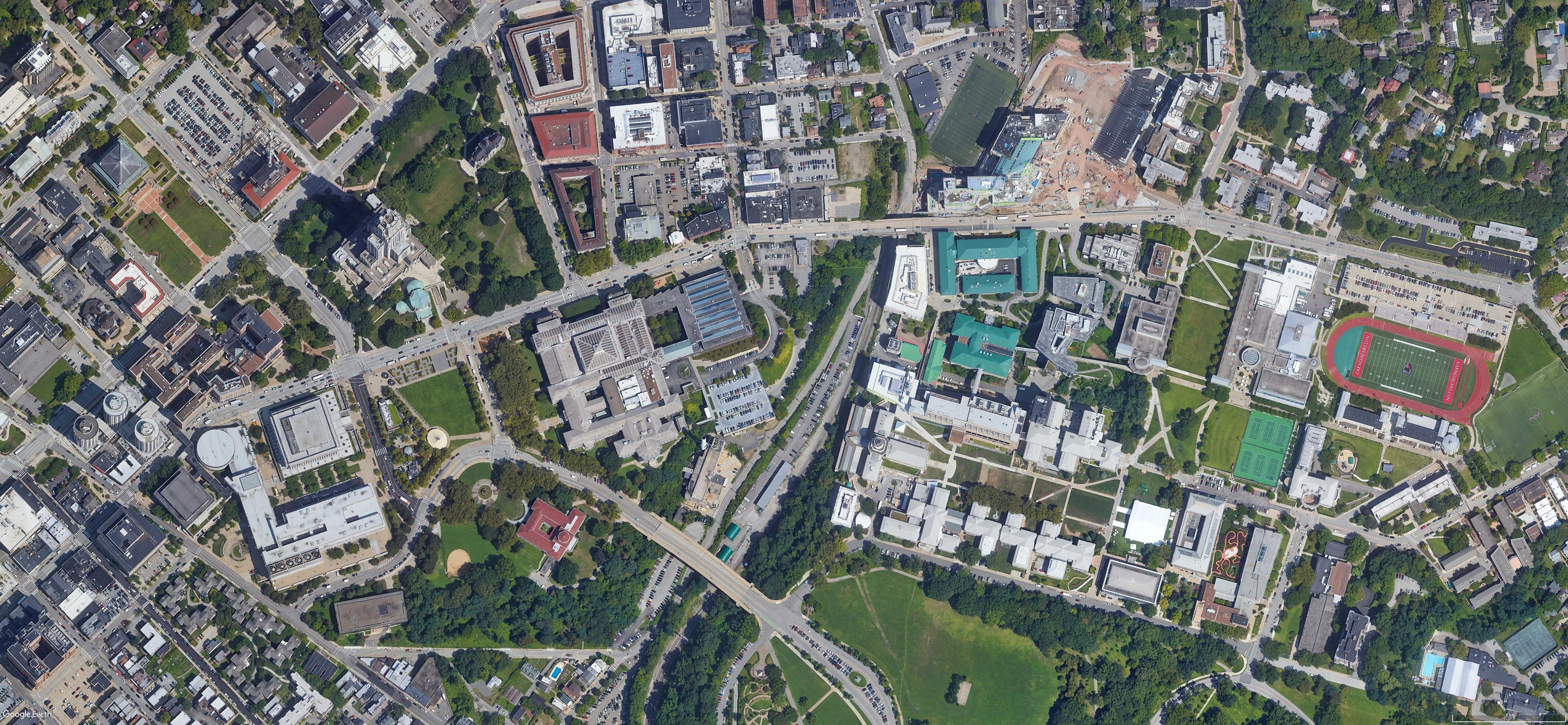 carnegie mellon campus map