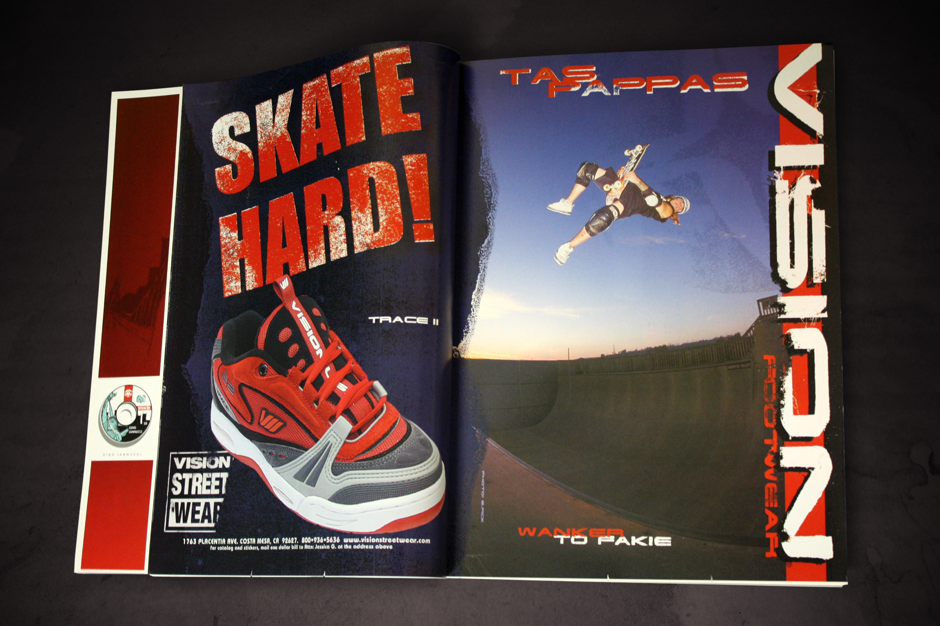 Vision Street Wear Trace II Transworld Ad