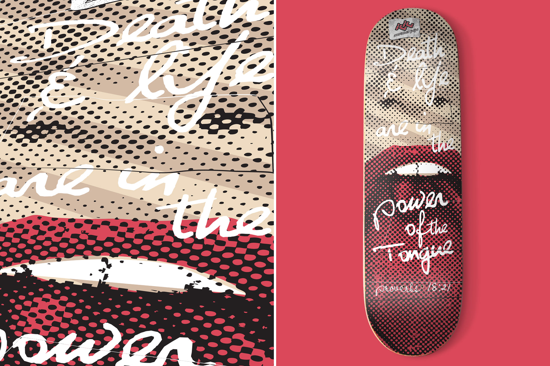 Serious Ju Ju Tongue Skateboard