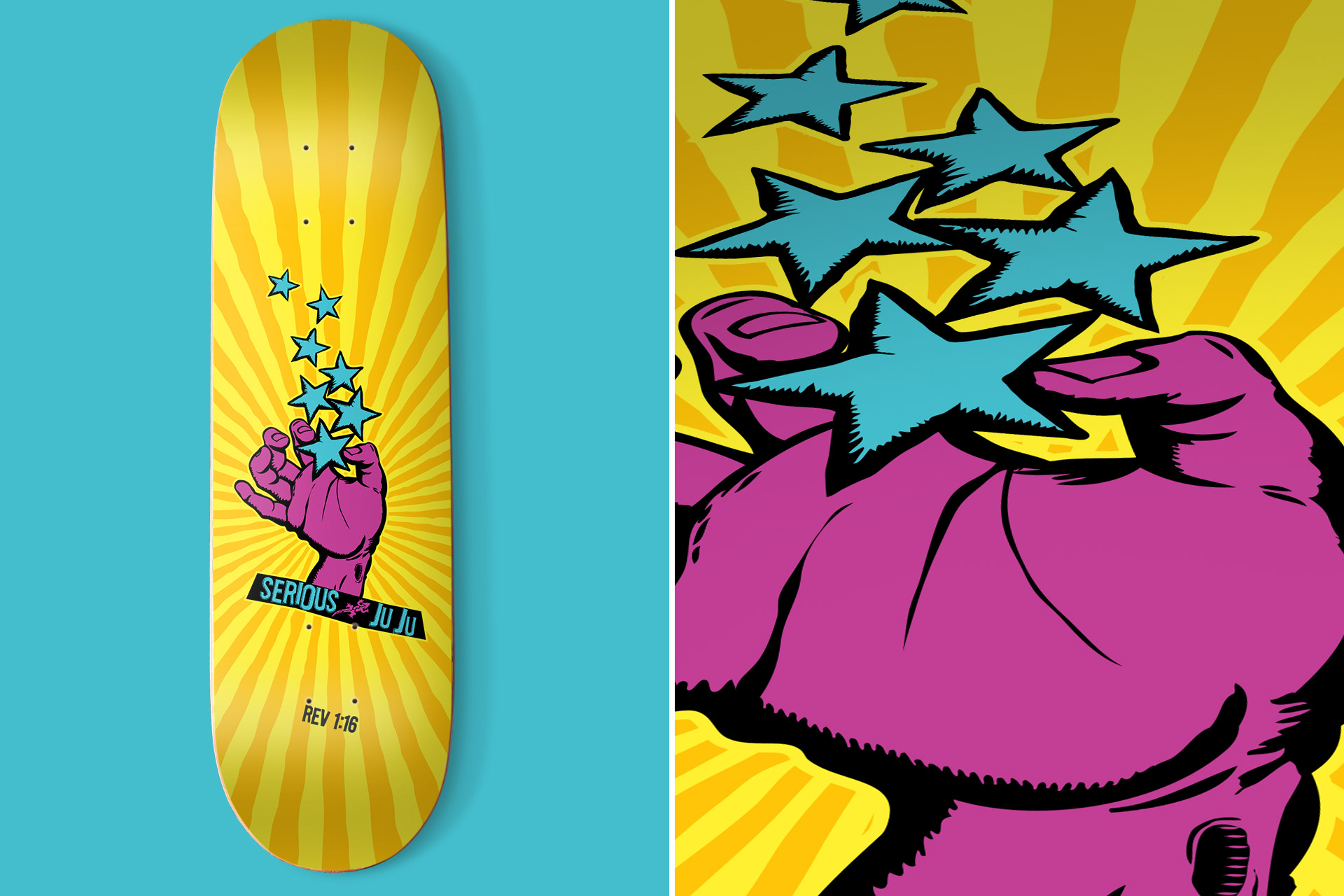 Serious Ju Ju Seven Stars Skateboard