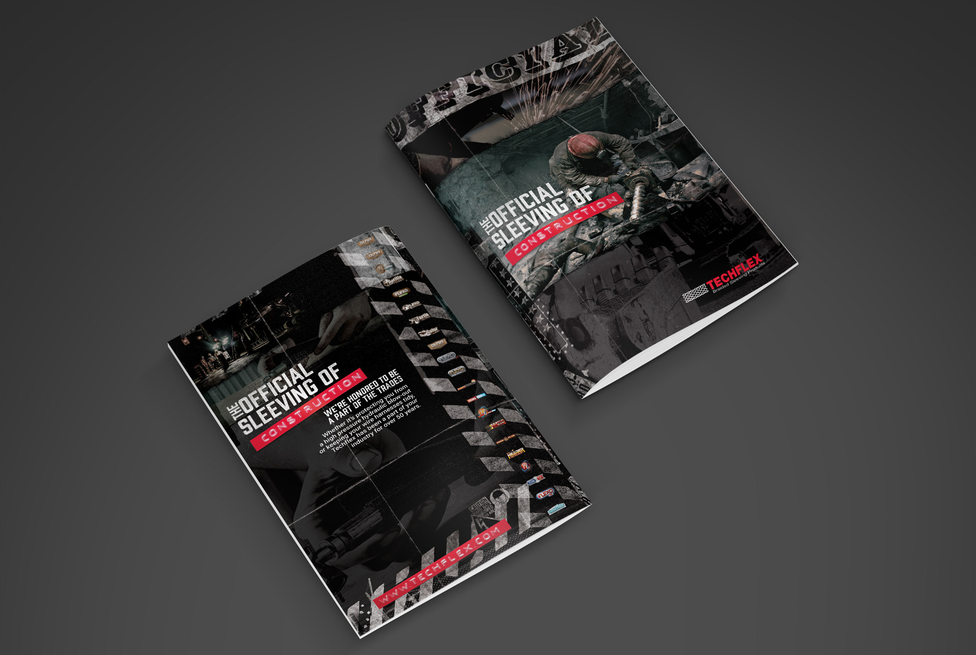 Techflex Heavy Duty Lookbook Cover Design
