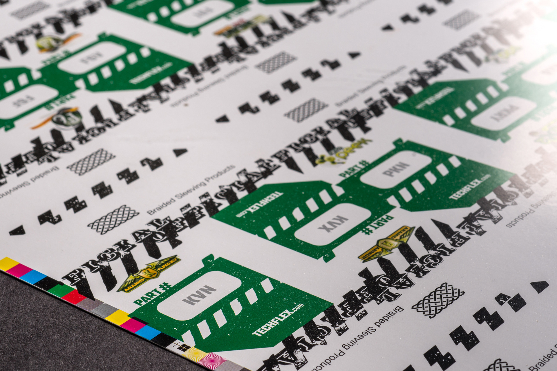 Techflex Hangtag Press Check