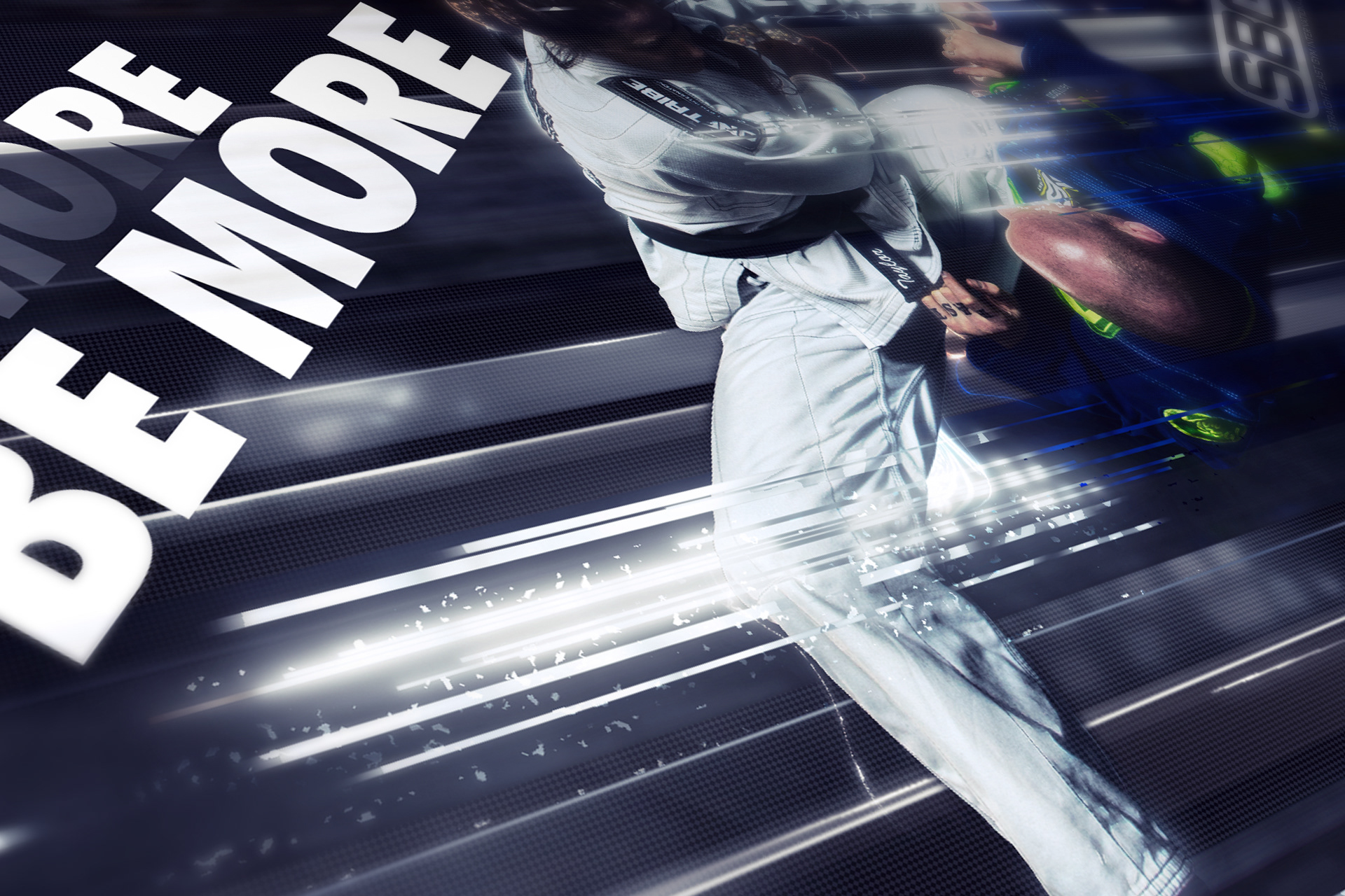 Straight Blast Gym New Year Postcard Detail