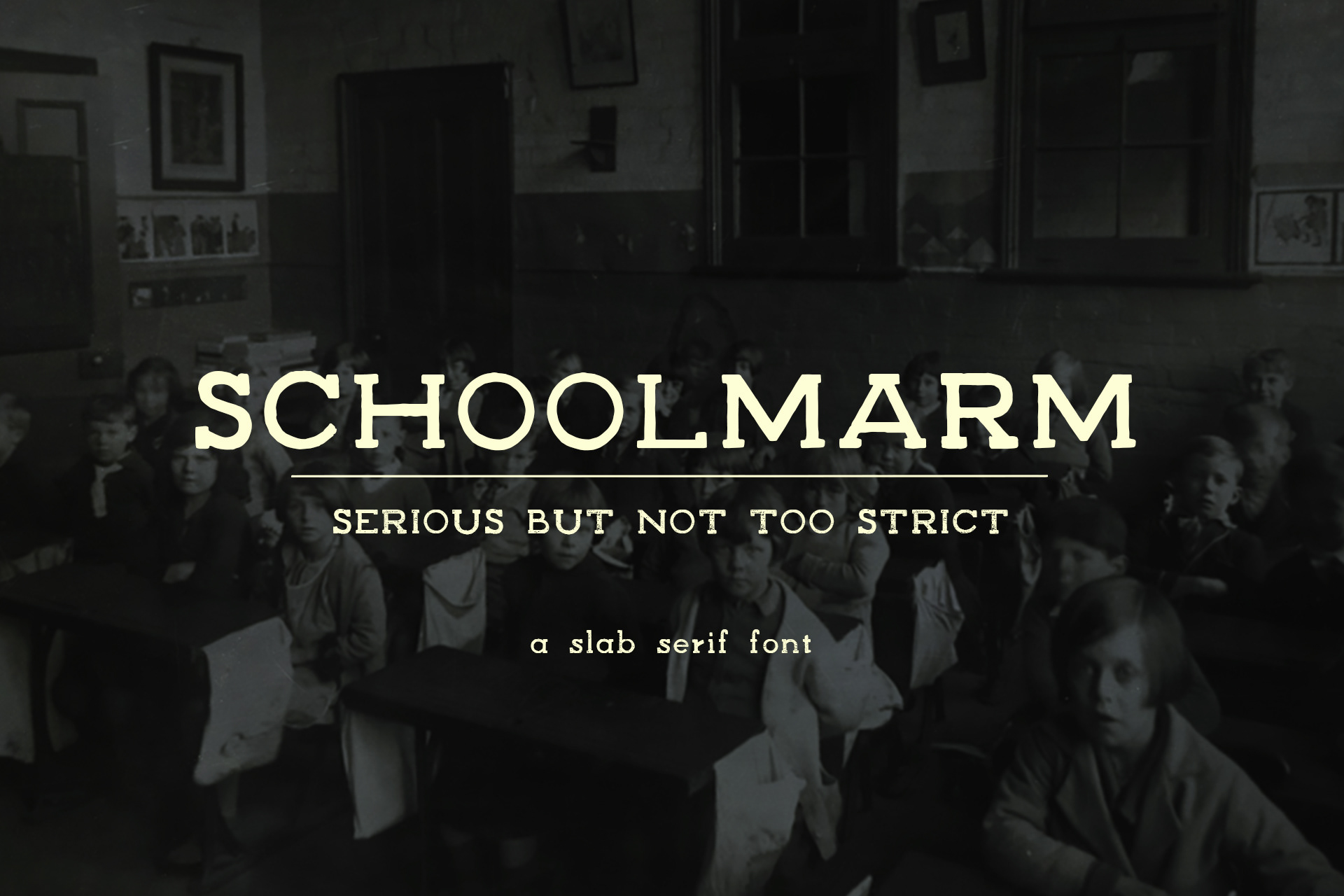 Schoolmarm Font Cover