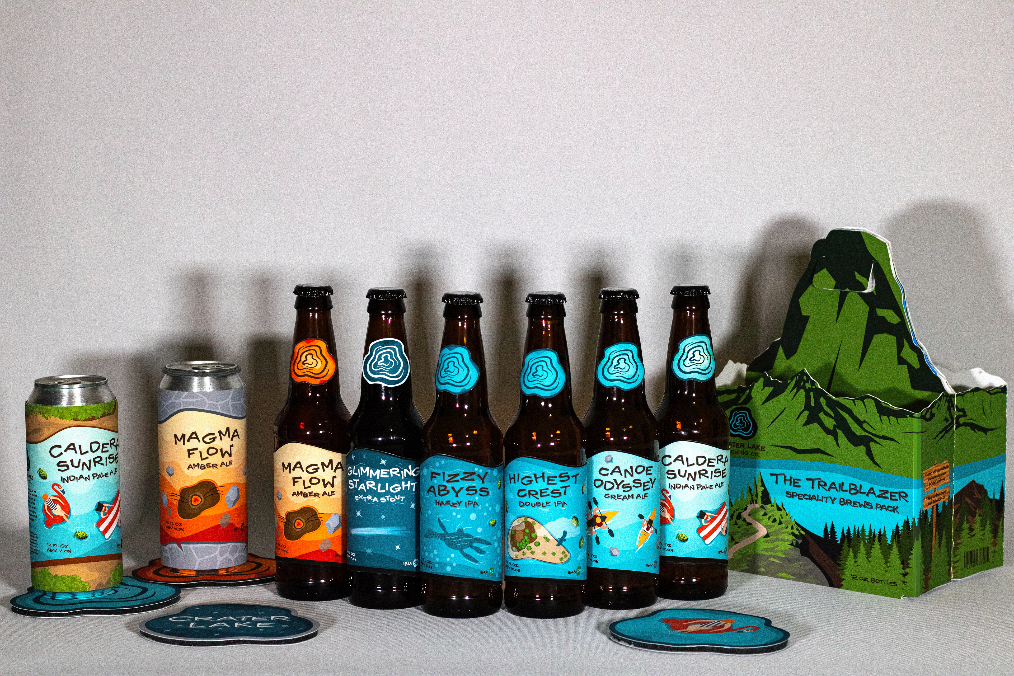 Crater Lake Brewing Co. Product line-up