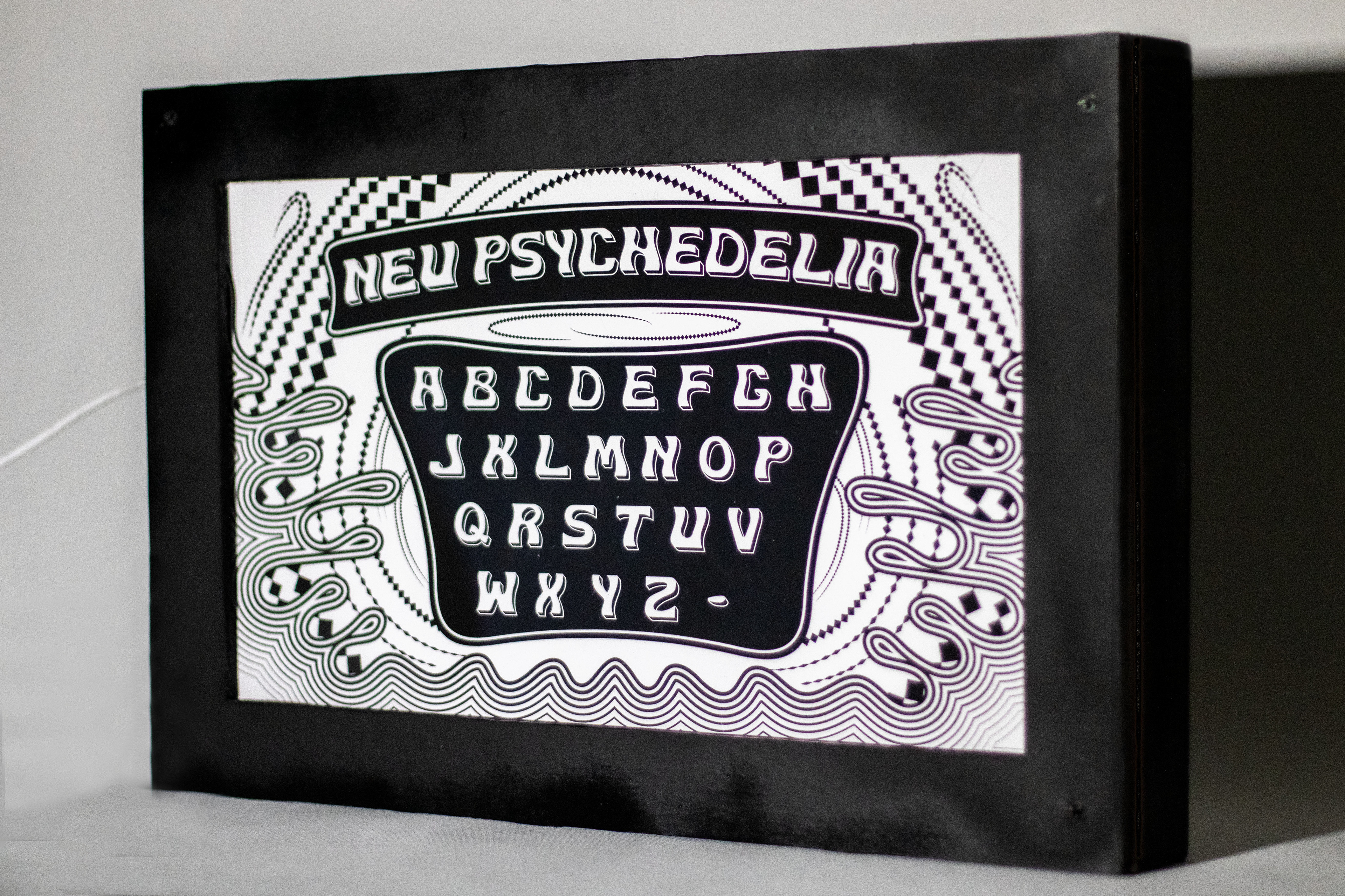 Neu Psychedelia Abecedary Lightbox