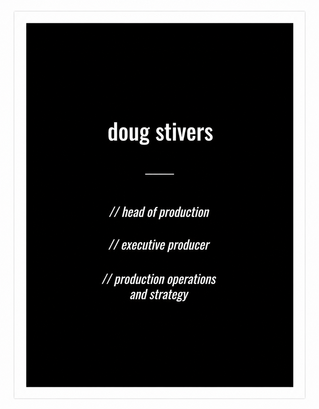 Douglas Stivers
