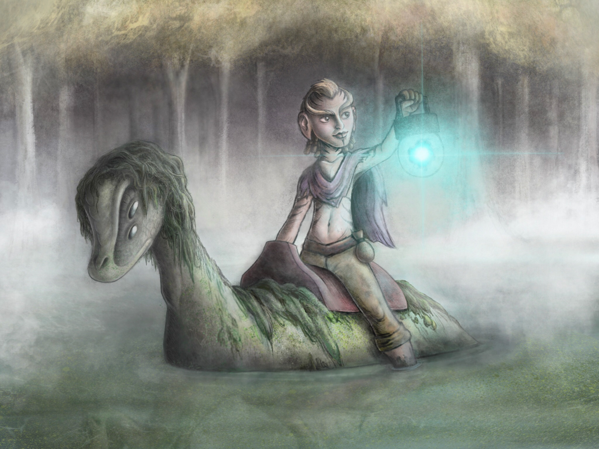 Fantasy Swamp: Concept (digital)