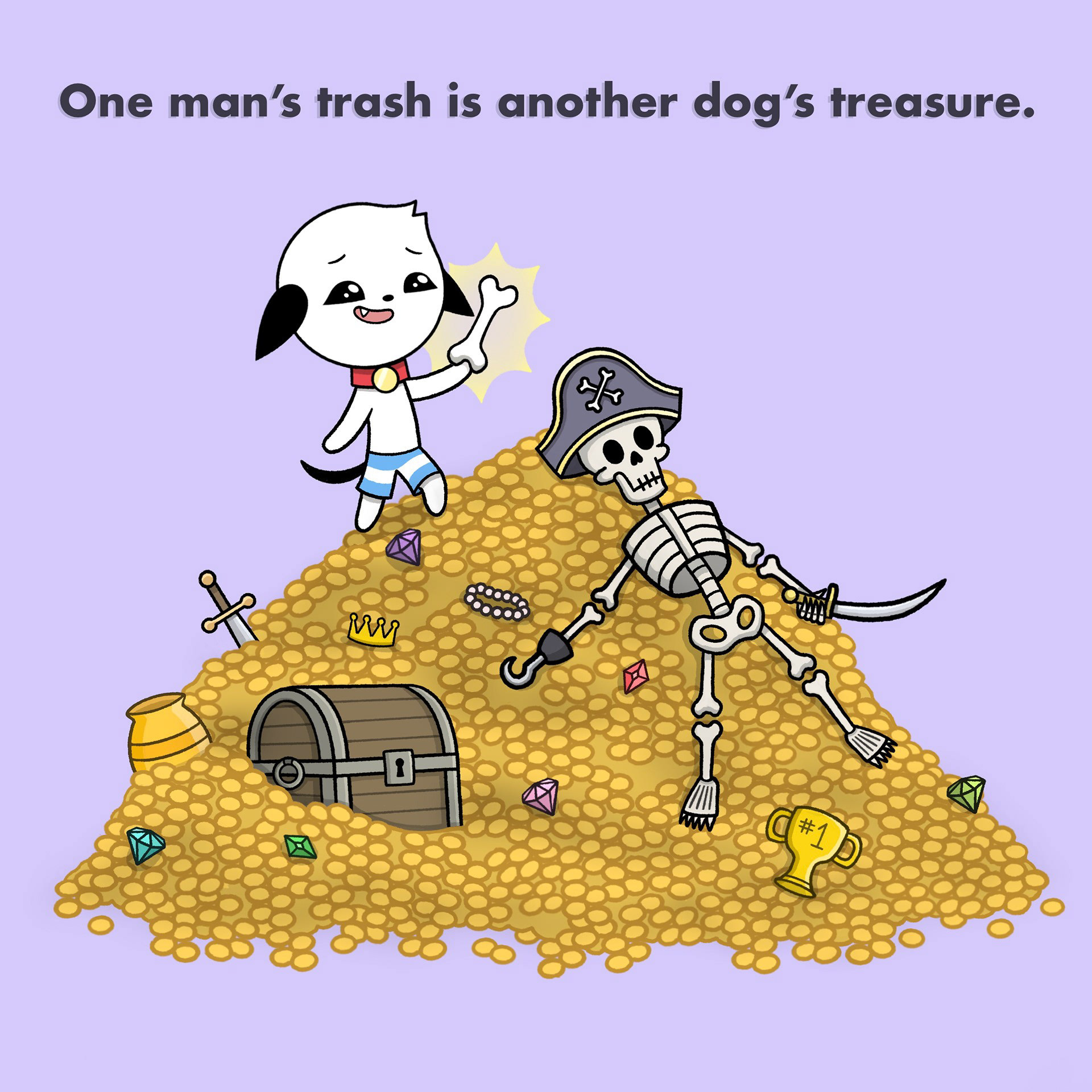 Minch the Dog: Illustration (digital)
