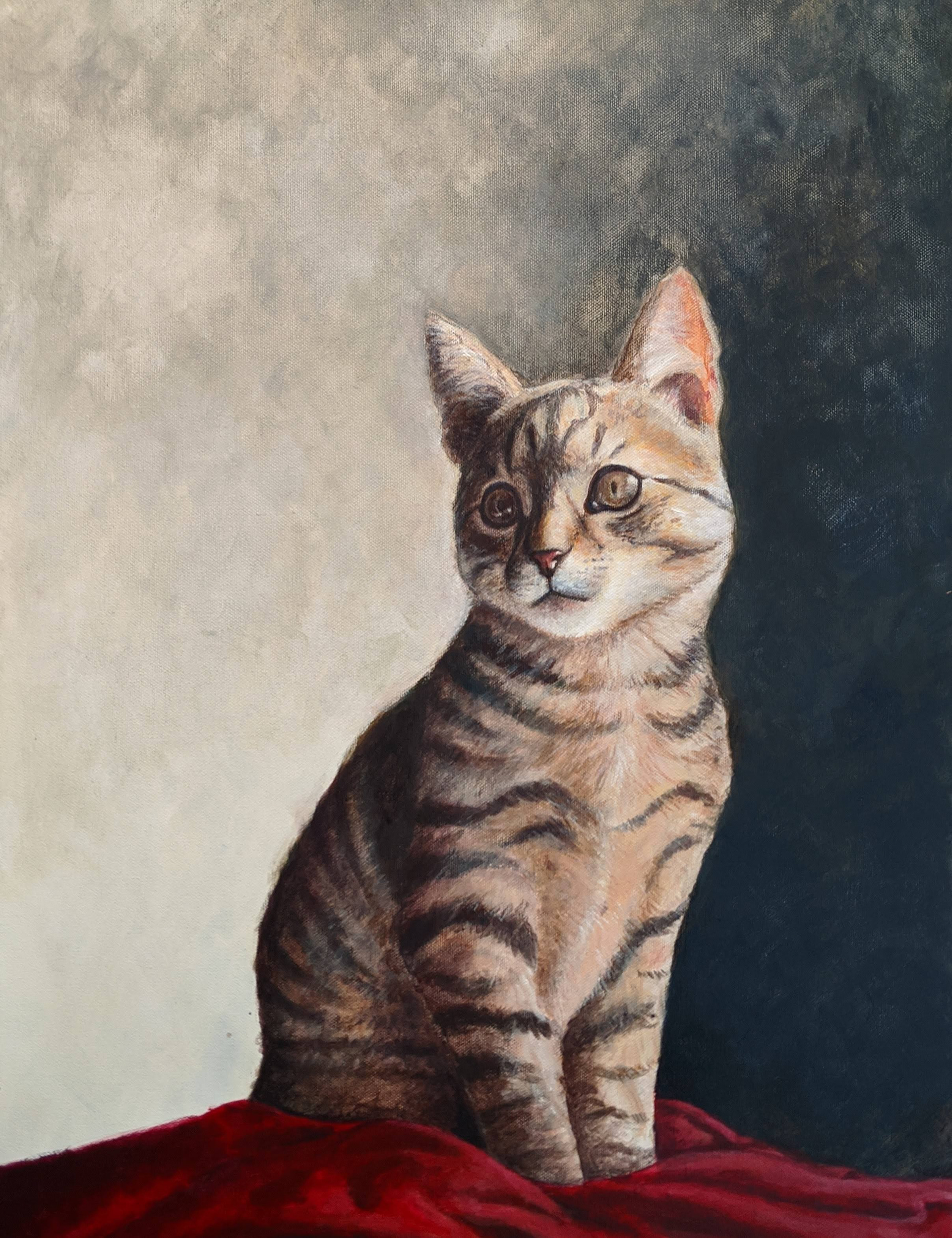 Tabby Cat (acrylic)