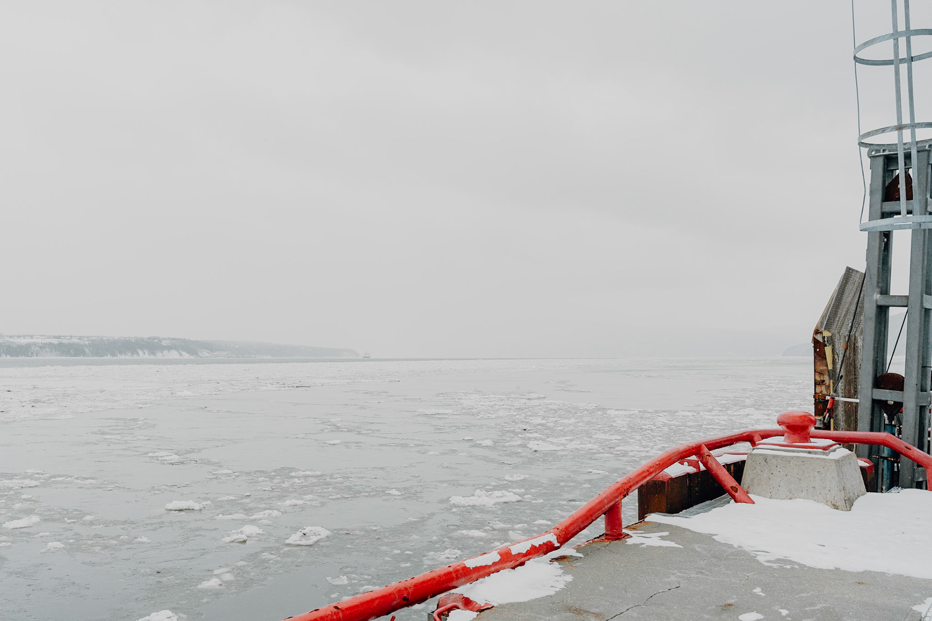 Waiting for the Ferry at Saint-Joseph-de-la-Rive.