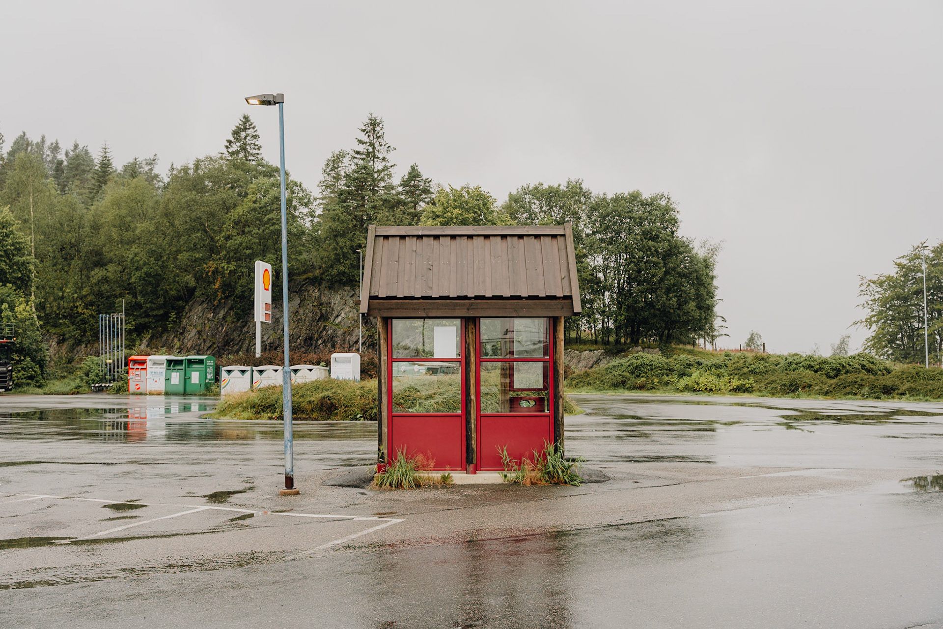 It rains a lot in Norway
