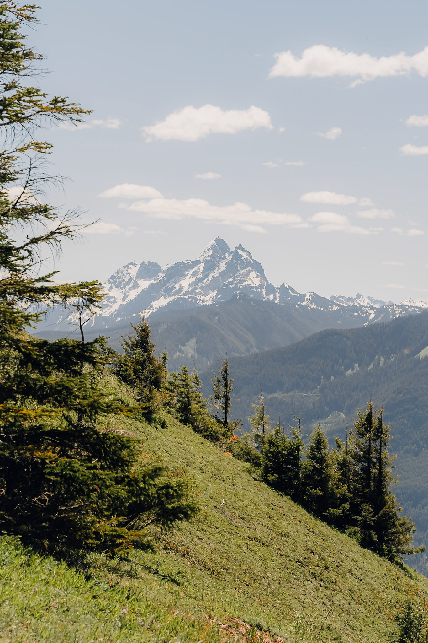 American Border Peak (left) and Canadian Border Peak (right)