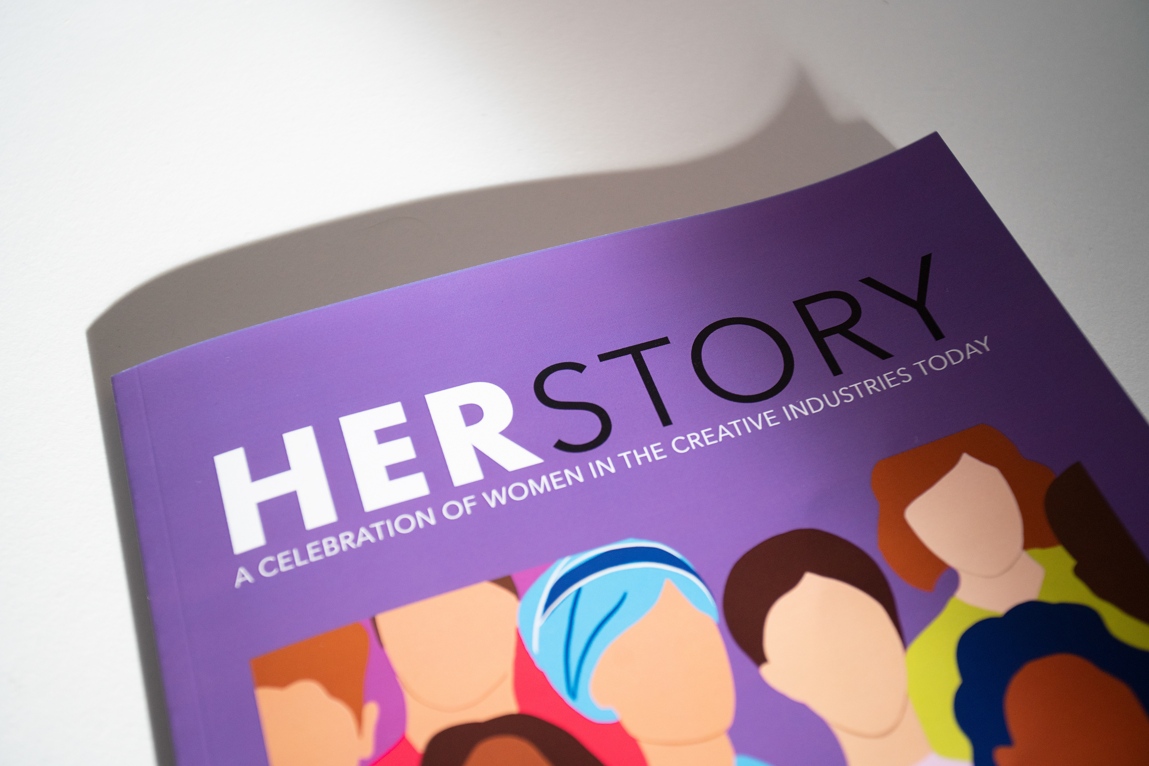 The cover of the HerStory magazine. Limited edition physical issue. March 2021.