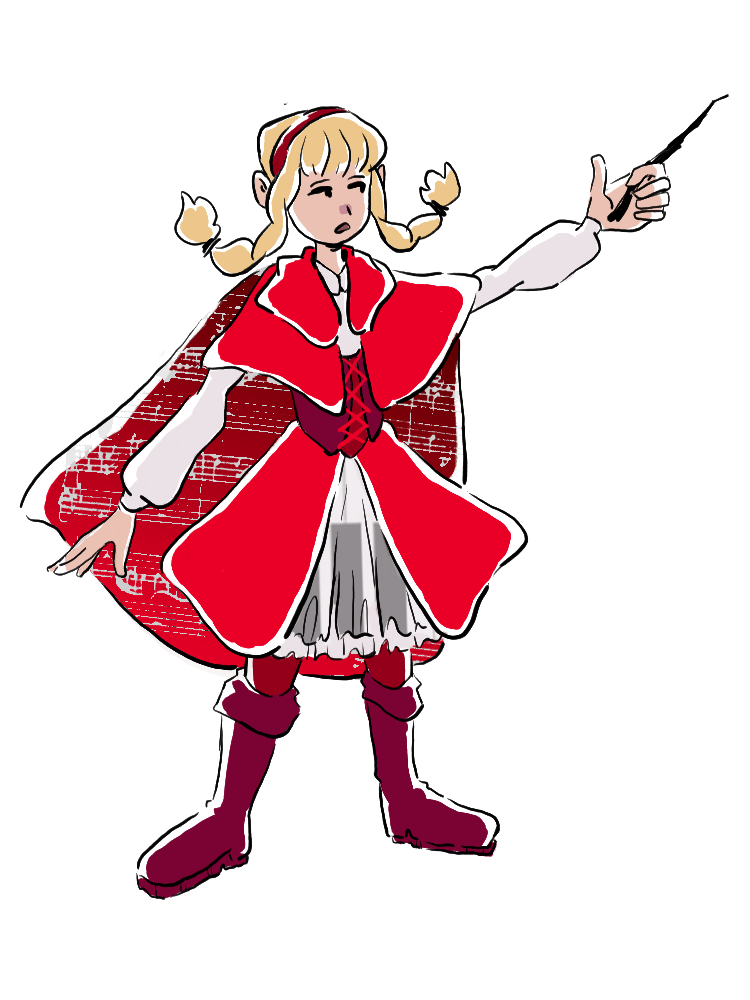 Protagonist concept art