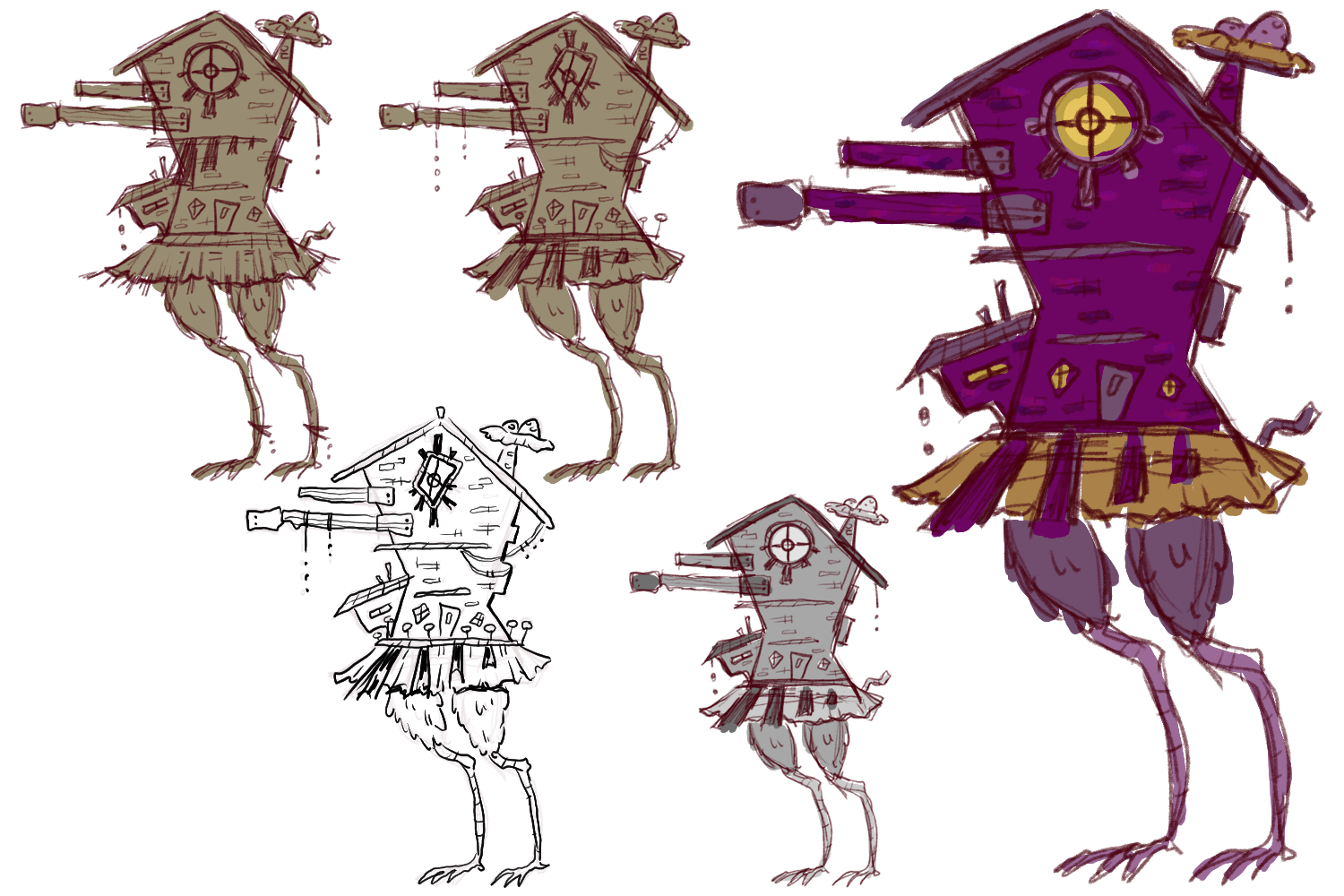 Color/detail/silhouette exploration