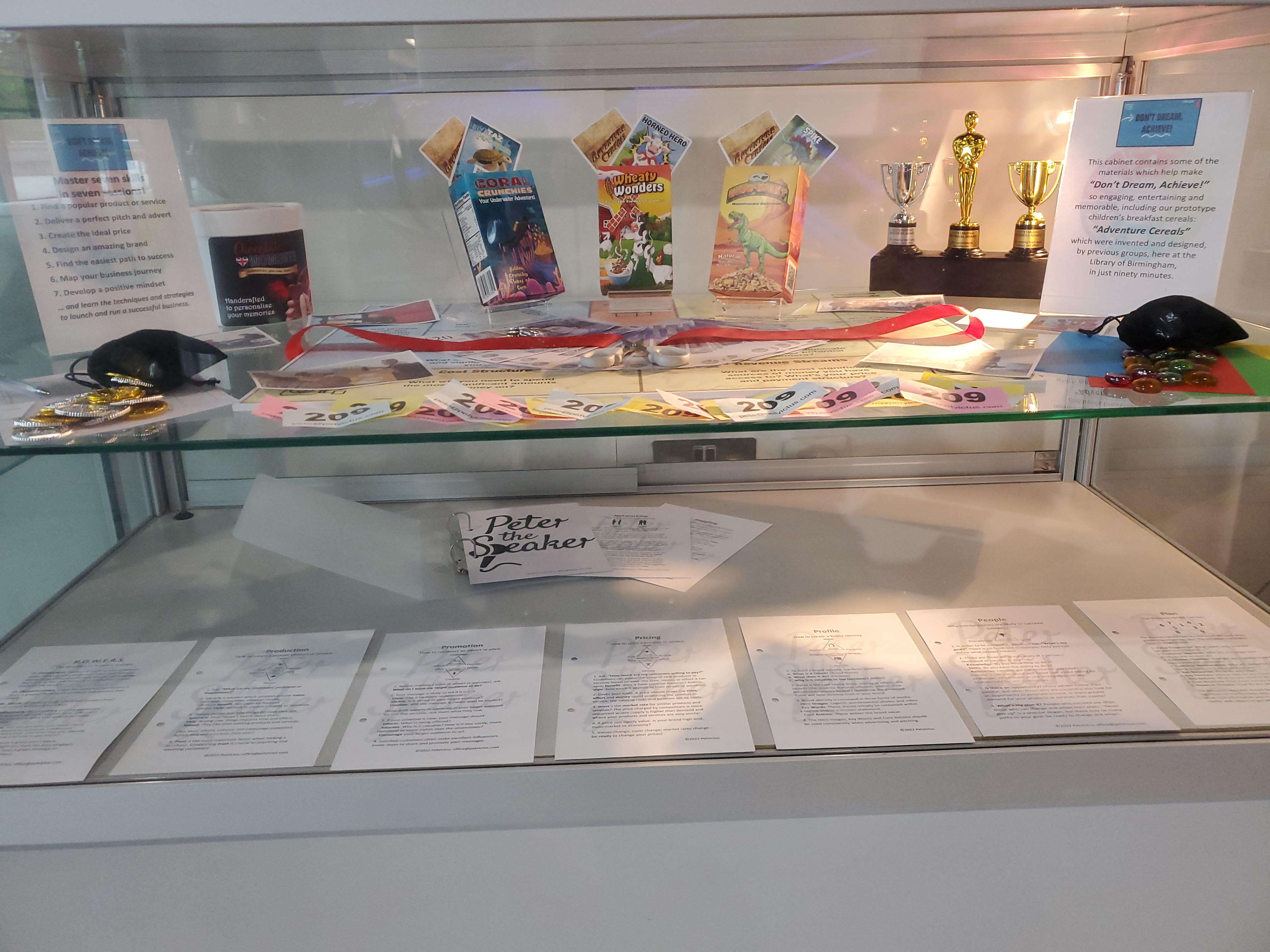 Library of Birmingham display