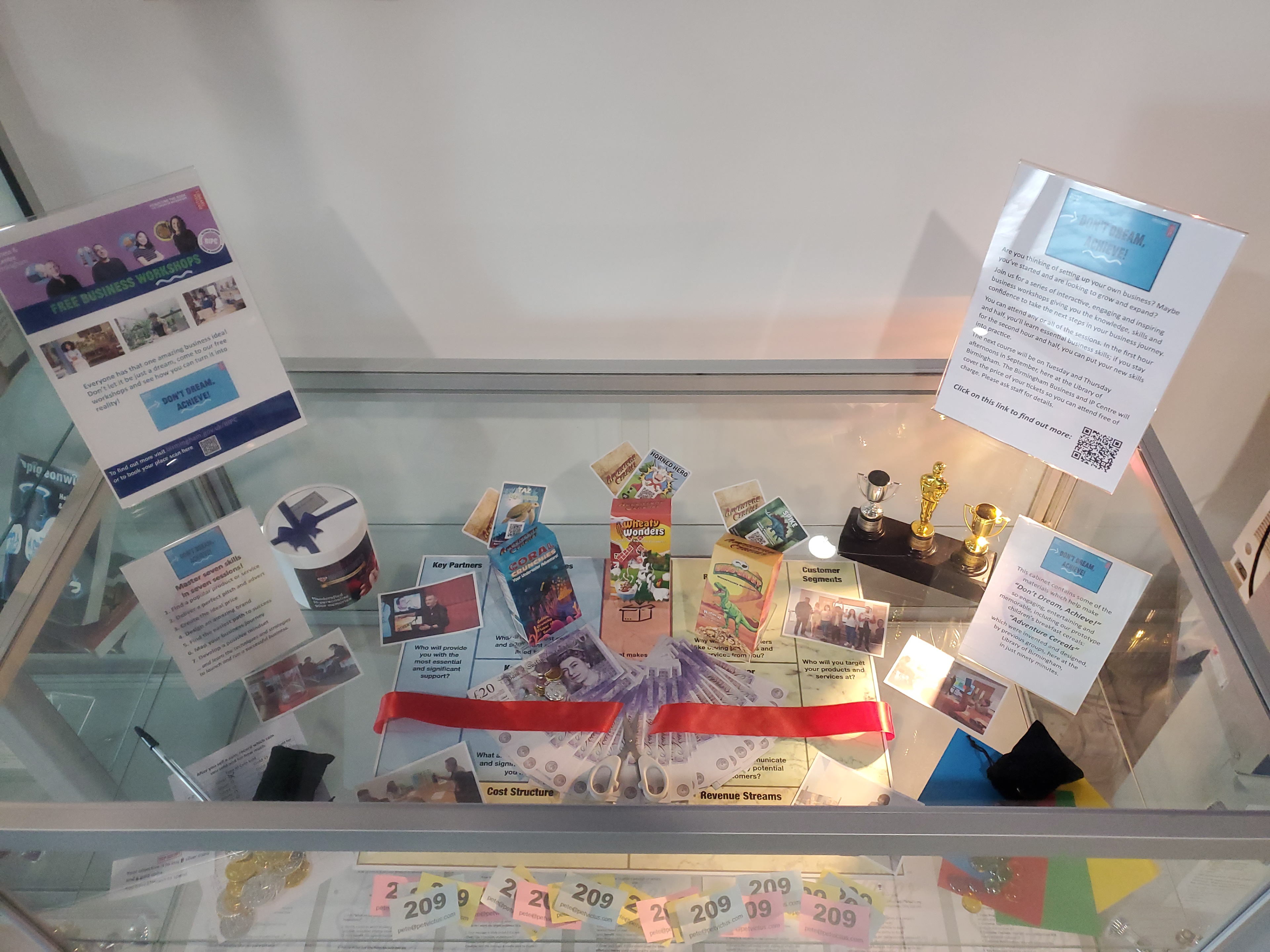 Library of Birmingham display