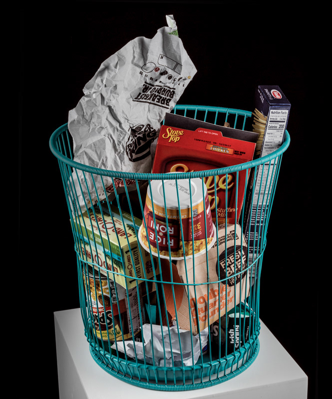 Daniel Brevick, Wastebasket, 2021. Verisimilitude Photograph.