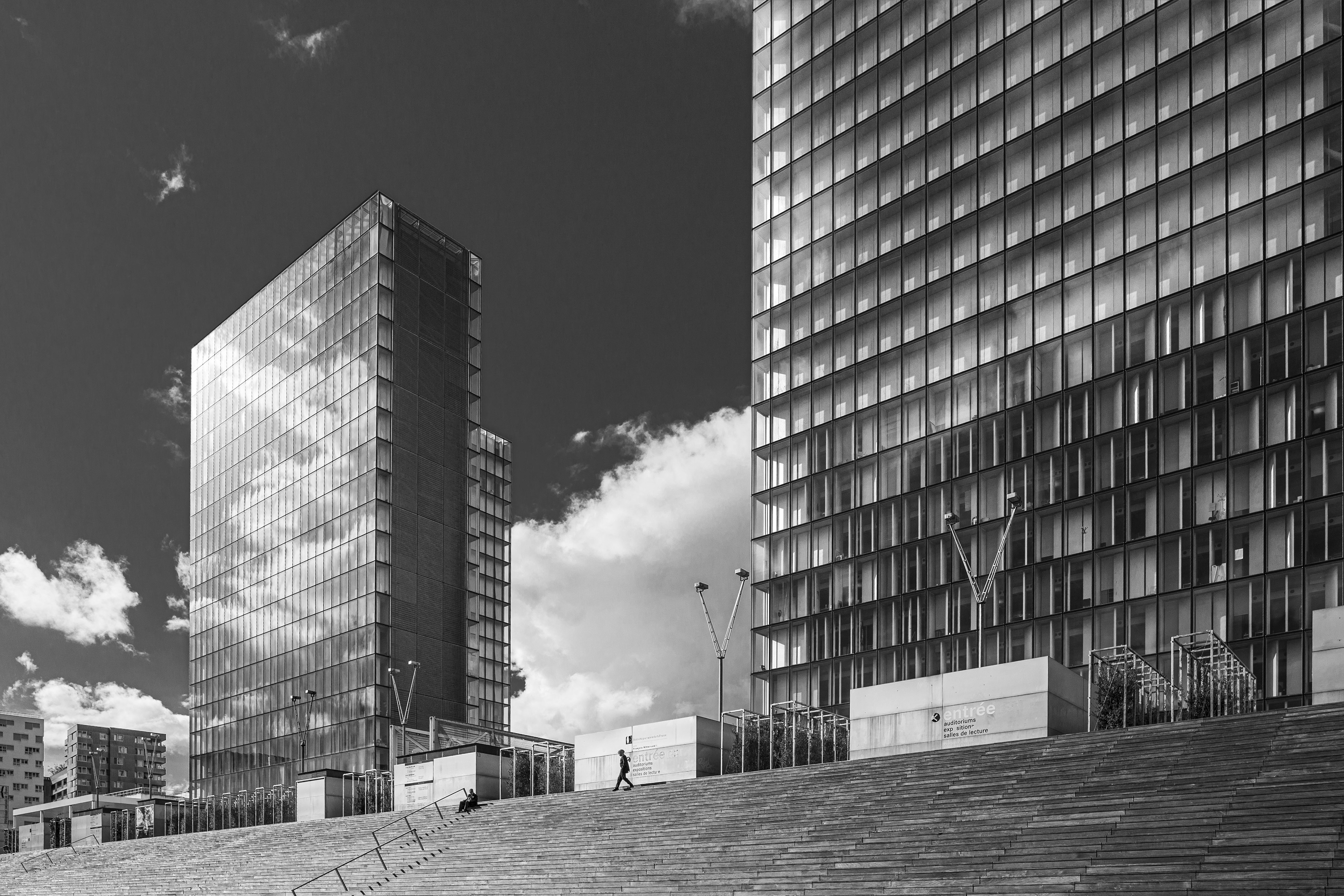 Janv. 2021 : Bibliothèque François Mitterand, Paris 13 .