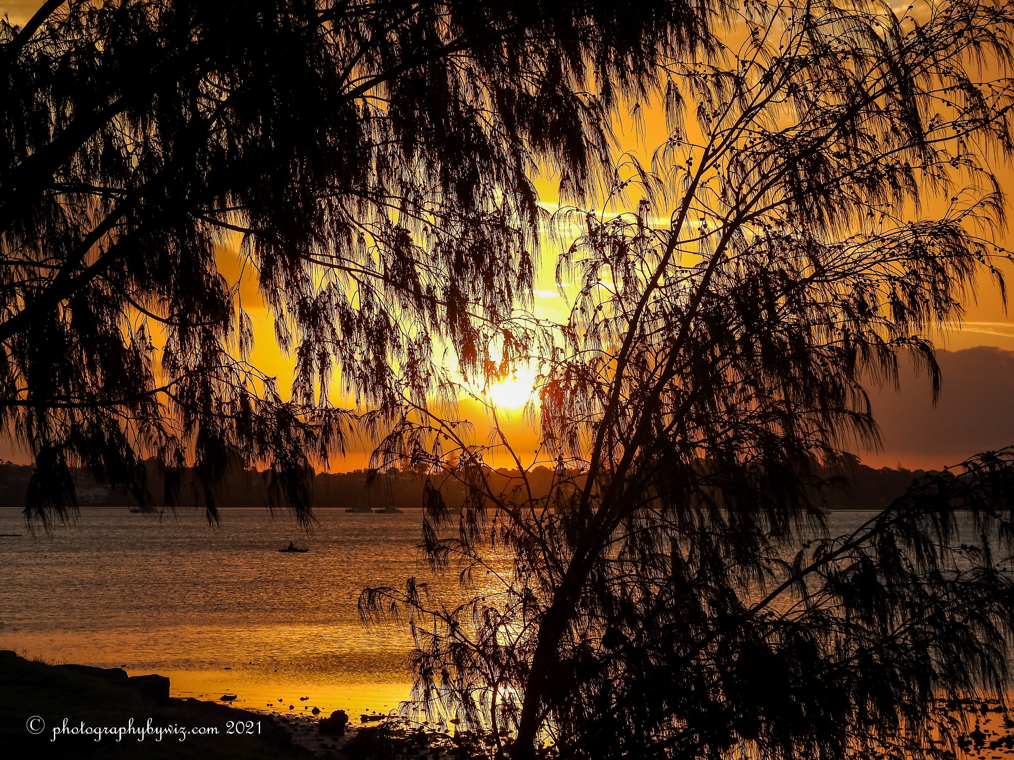 Sunset at Raby Bay QLD 16th/4/21