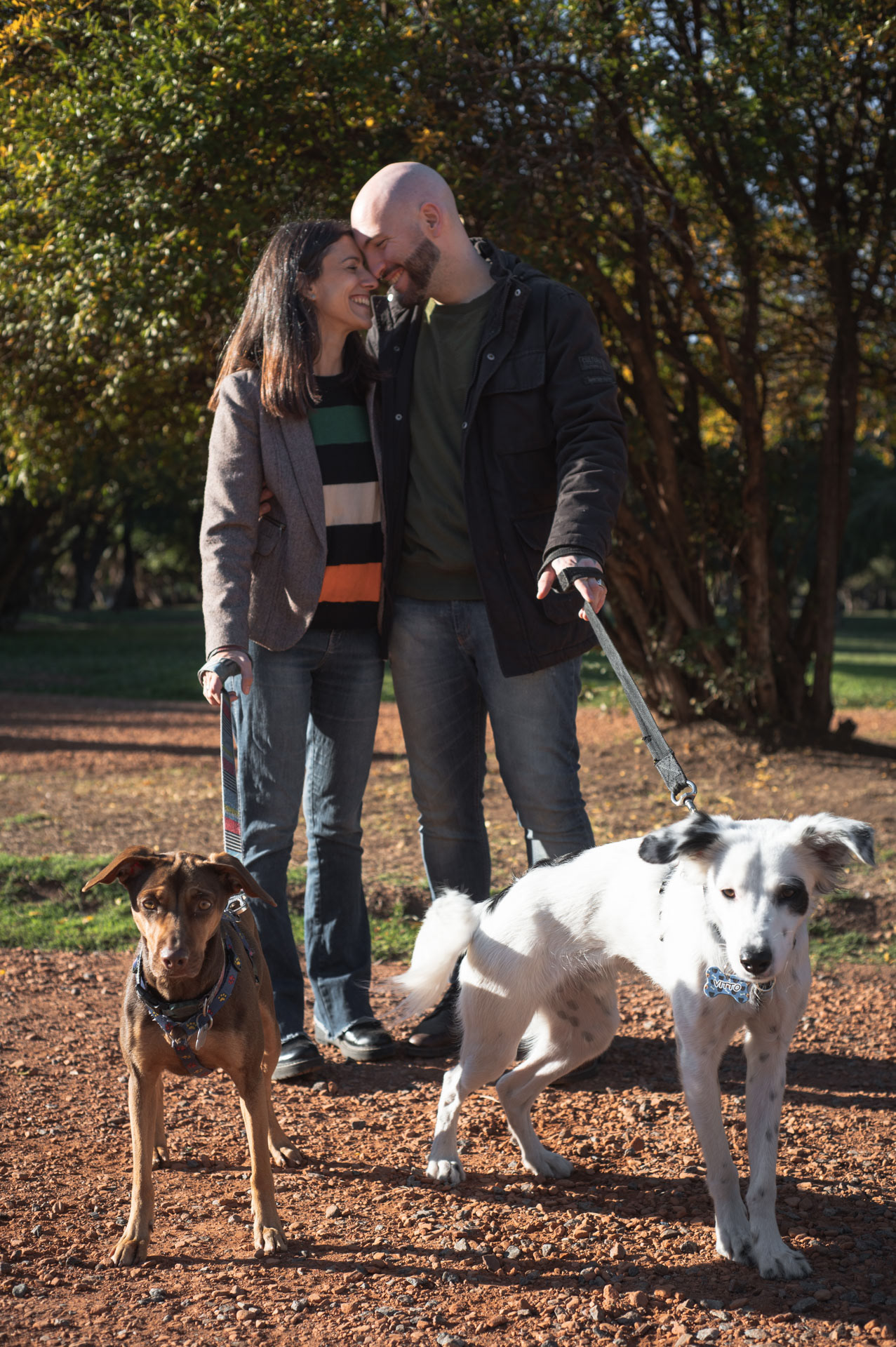 Sesión de fotos para las invitaciones del casamiento de Nico y Georgina, en Parque Avellaneda, CABA, el 29 de abril de 2023. FOTO/Igor Wagner