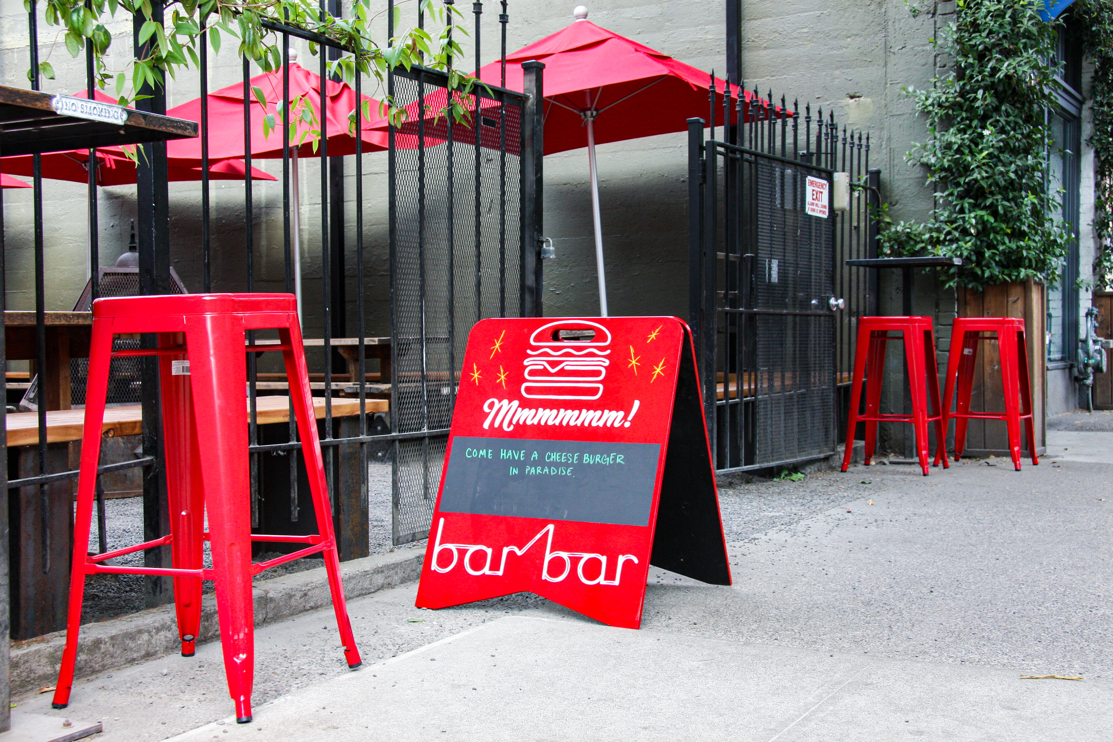Bar Bar Sandwich Board