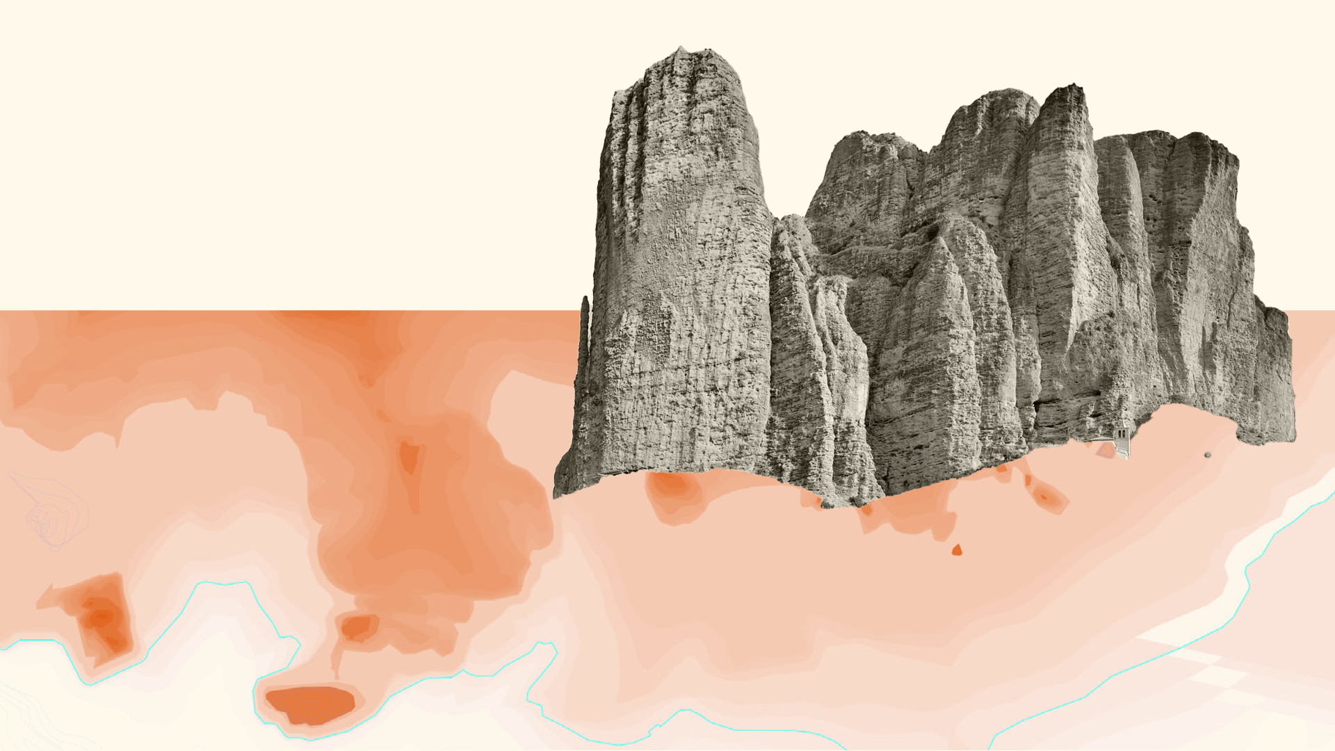 Idea original. Los Mallos de Riglos